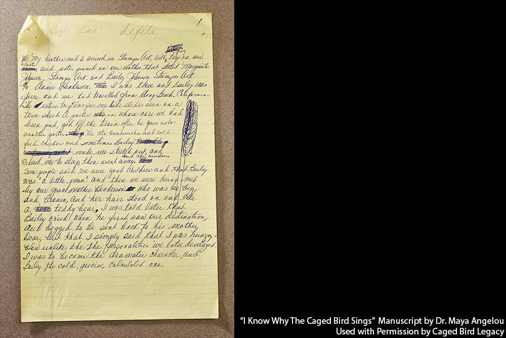 Angelou, I Know Why the Caged Bird Sings - Journals - DesignImgTwo Image