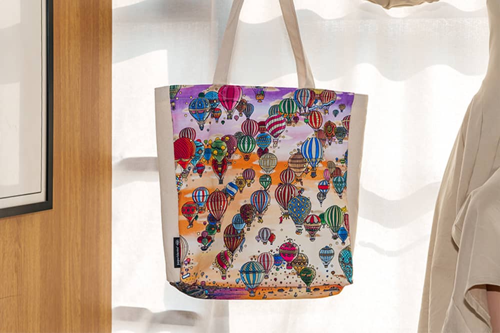 Festival delle Mongolfiere/Giro al Tramonto - Tote Bags - DesignImgFour Image