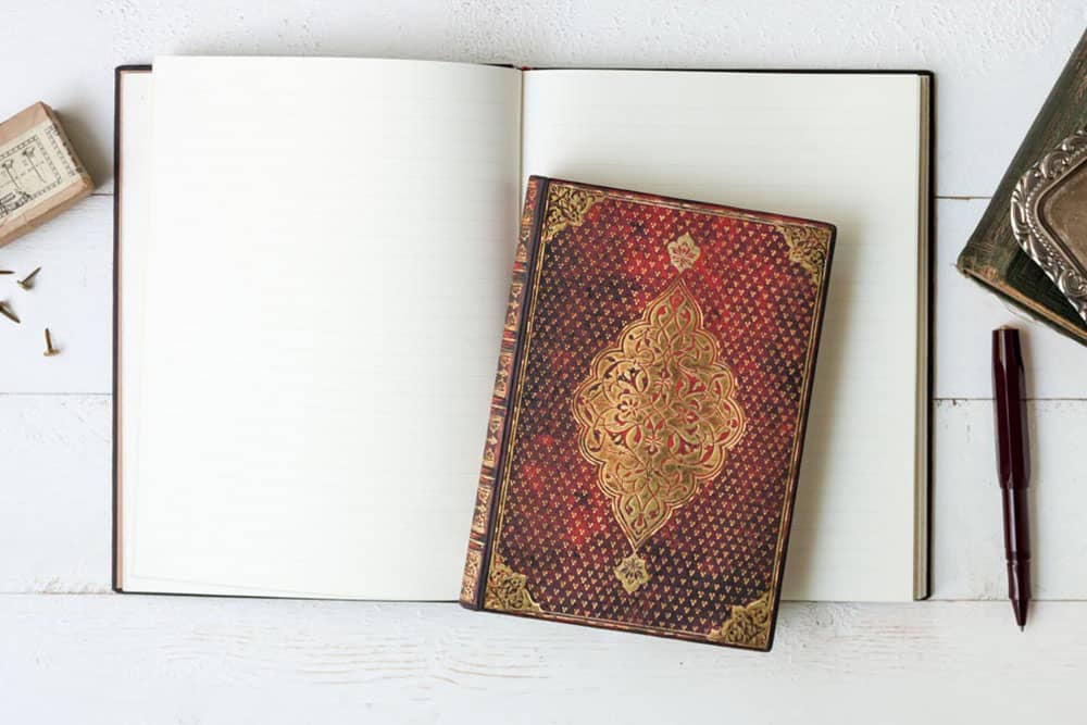 Goldenes Kleeblatt - Notizbücher - DesignImgFour Image