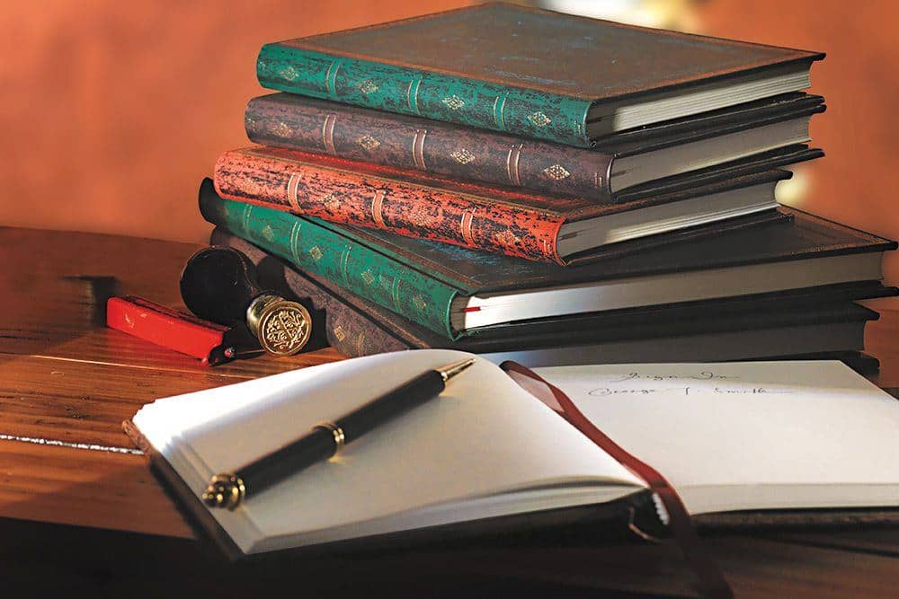 Mitternachtsstahl - Notizbücher - DesignImgOne Image