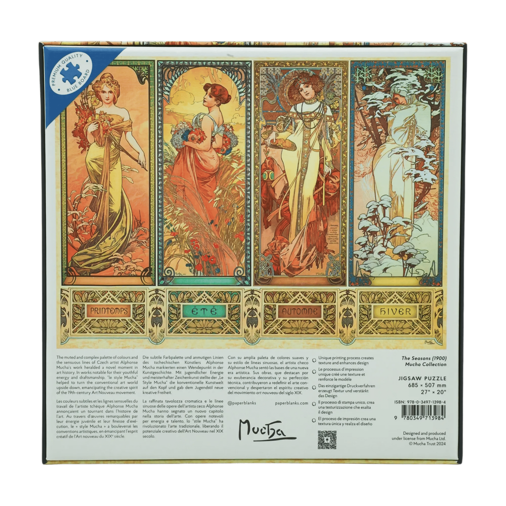The Seasons (1900) - Mucha Collection | Paperblanks