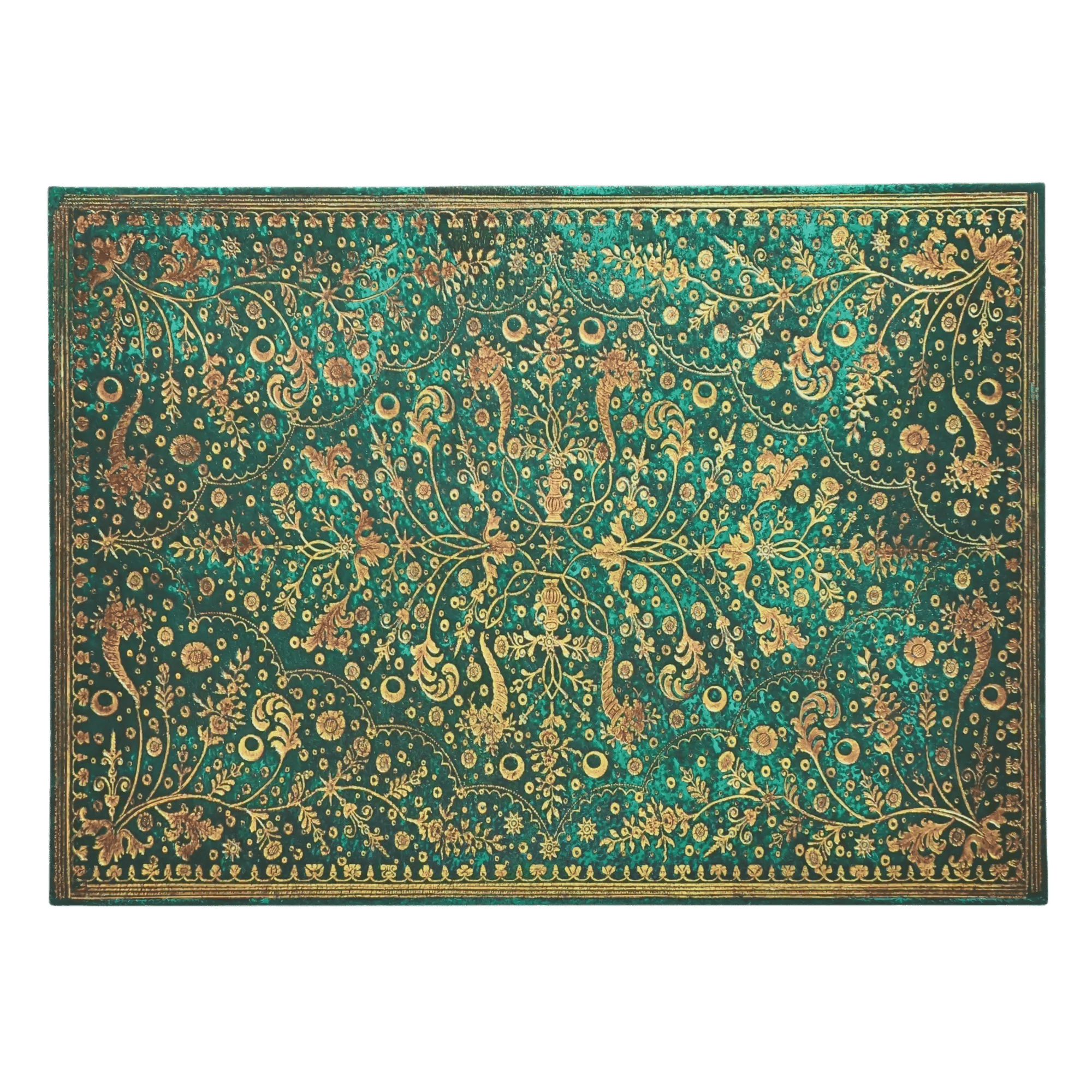 Emerald Flower - Document Folders - Back Image