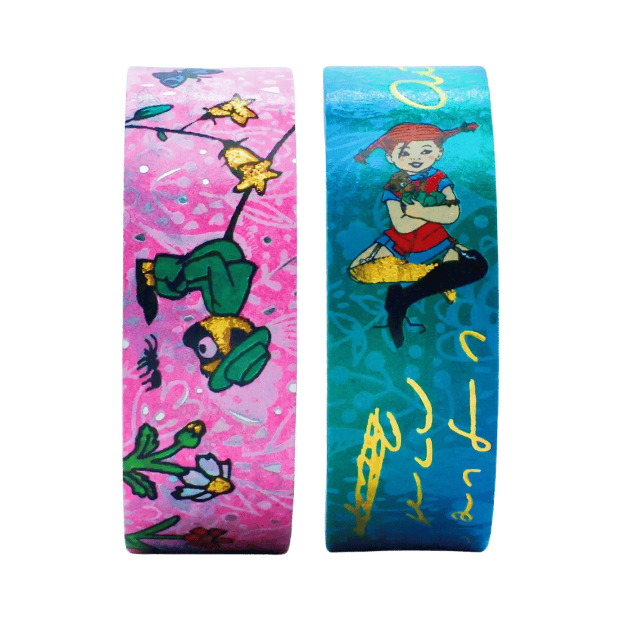 Astrid Lindgren, Pippi Calzelunghe - Nastro Adesivo Washi Tape - Angle Image