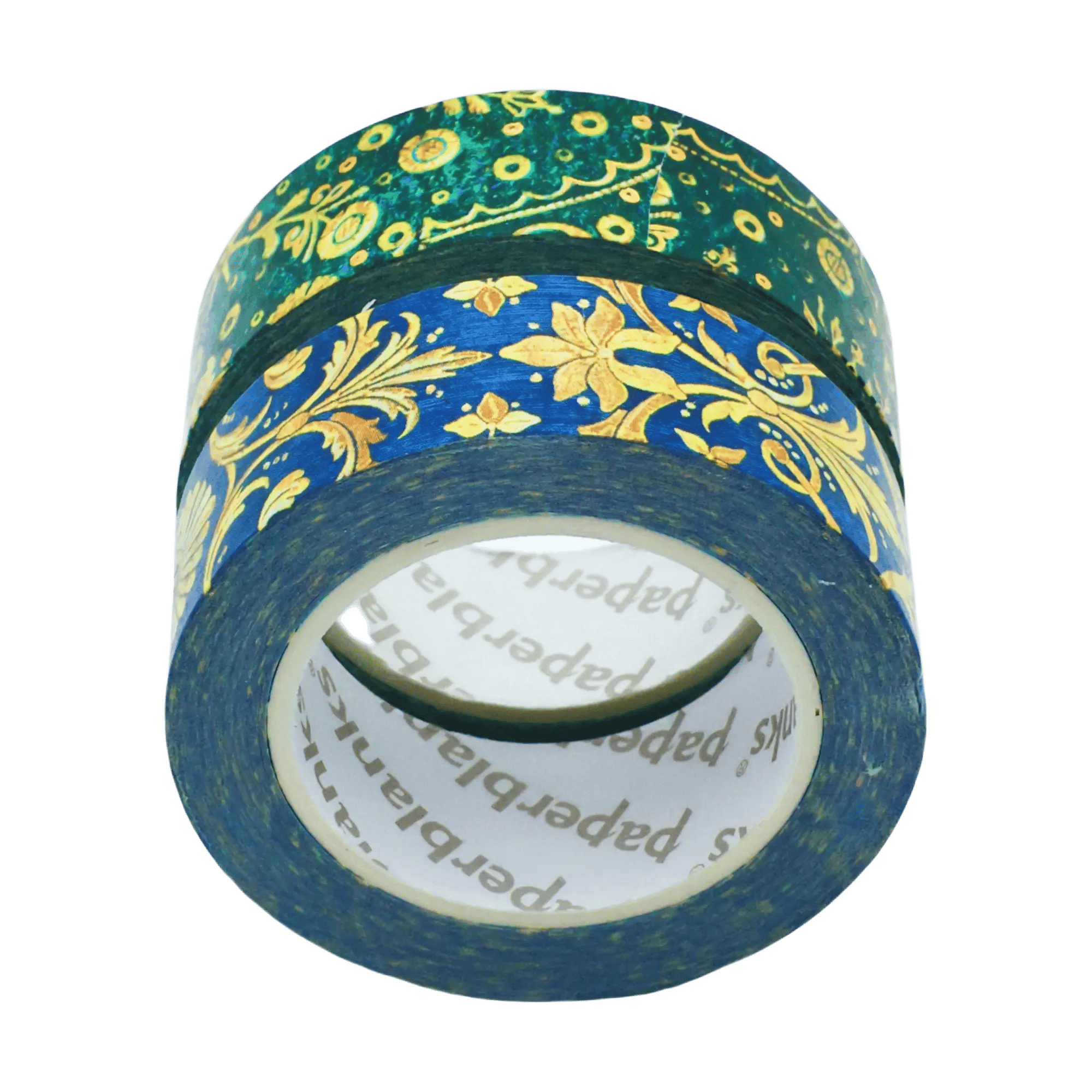 Fiore di Smeraldo/Cielo di Seta - Nastro Adesivo Washi Tape - Back Image