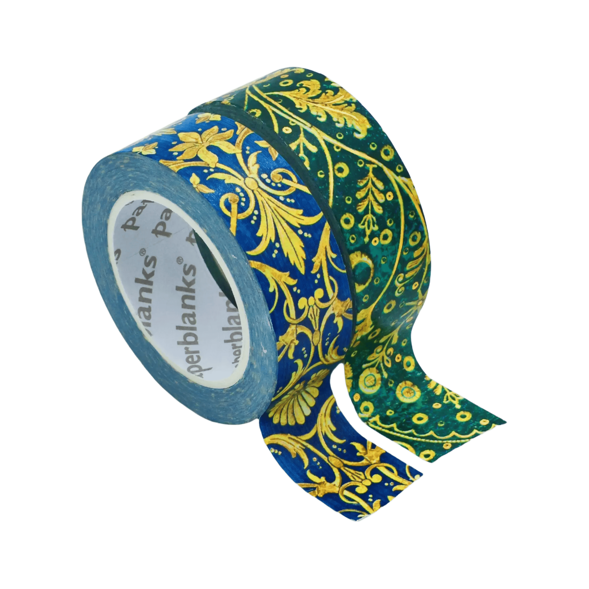 Fiore di Smeraldo/Cielo di Seta - Nastro Adesivo Washi Tape - Front Image