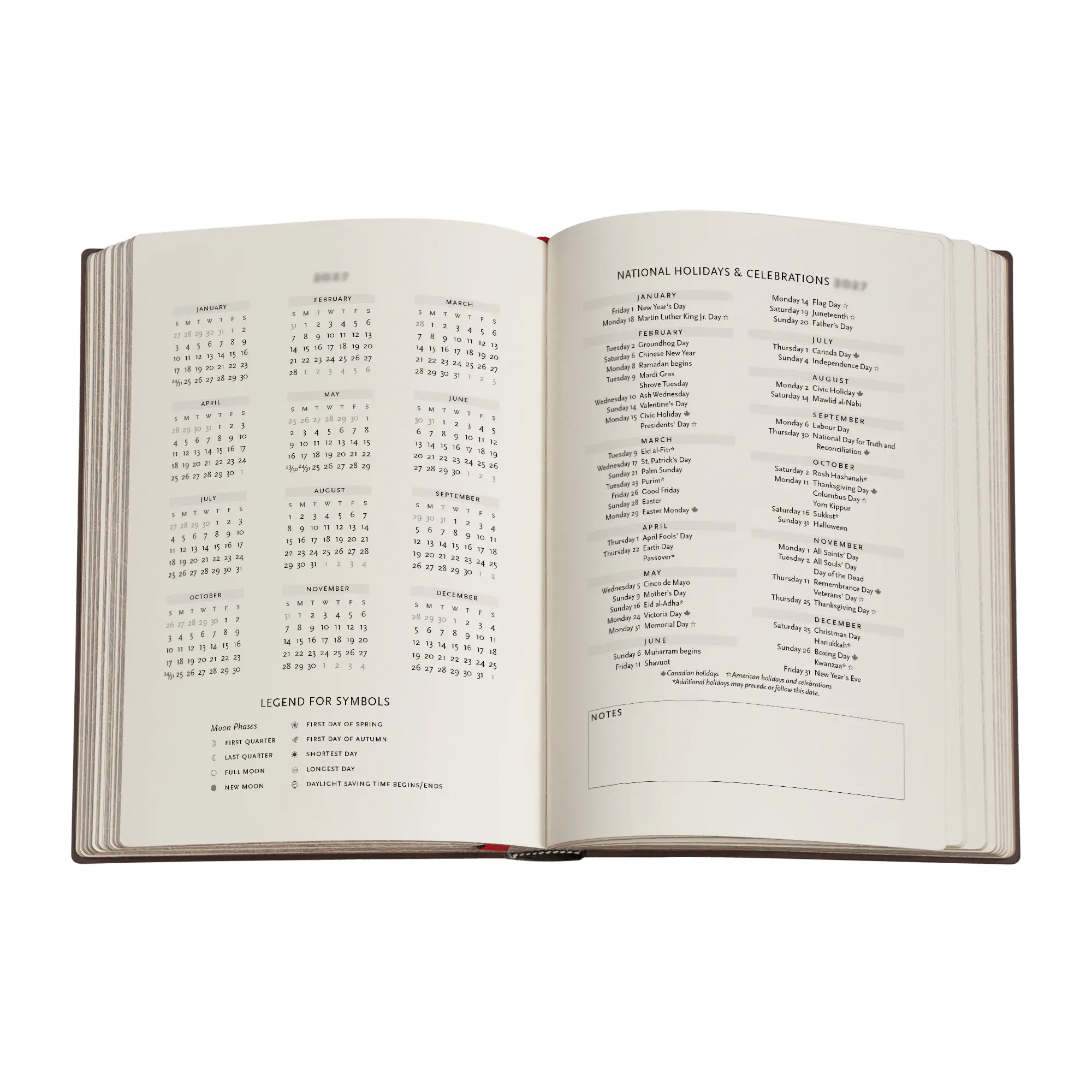 2027 Poésie en Fleurs - 12 mois - InteriorThree Image