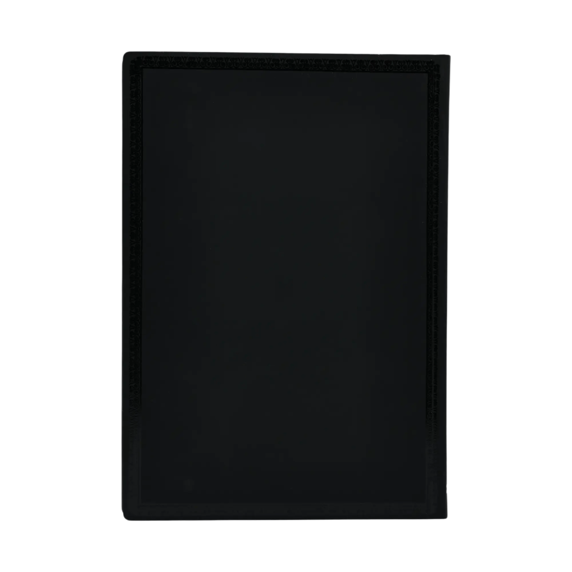 2027 Black Edition Schlicht - 12-Monatskalender - Back Image
