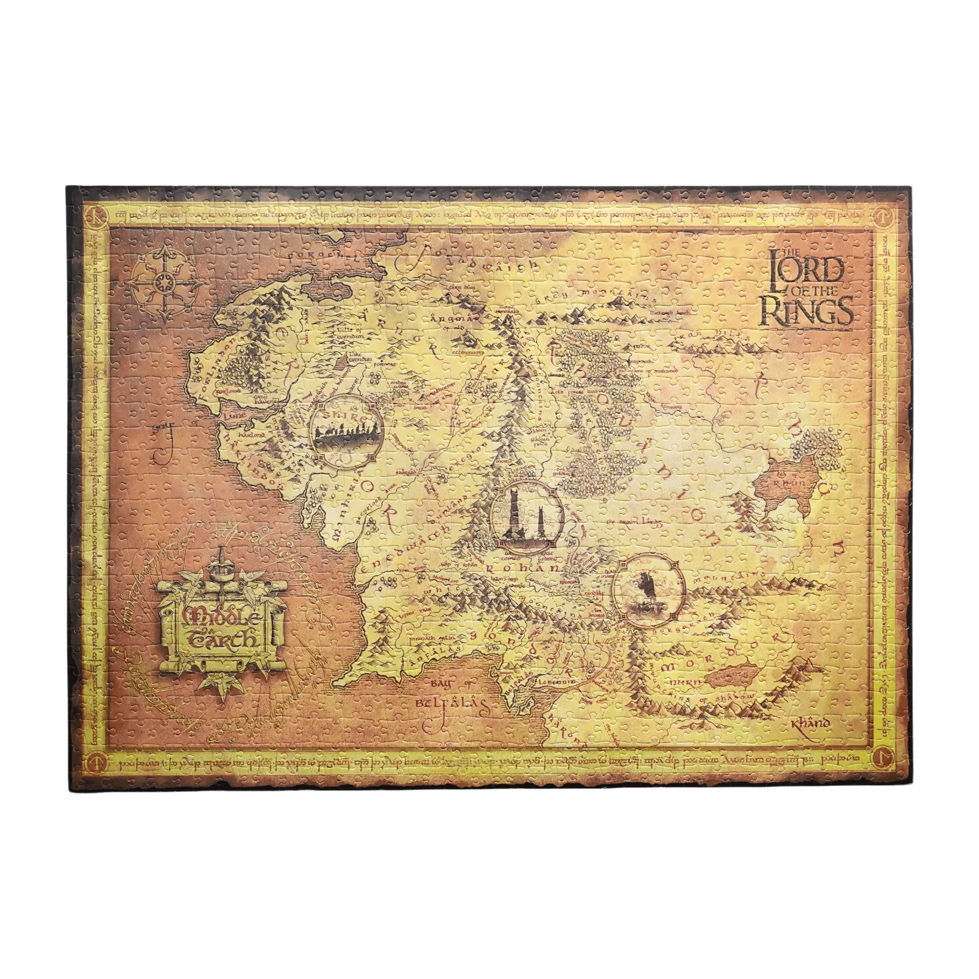 Map of Middle-earth Puzzle - The Lord of the Rings Collection