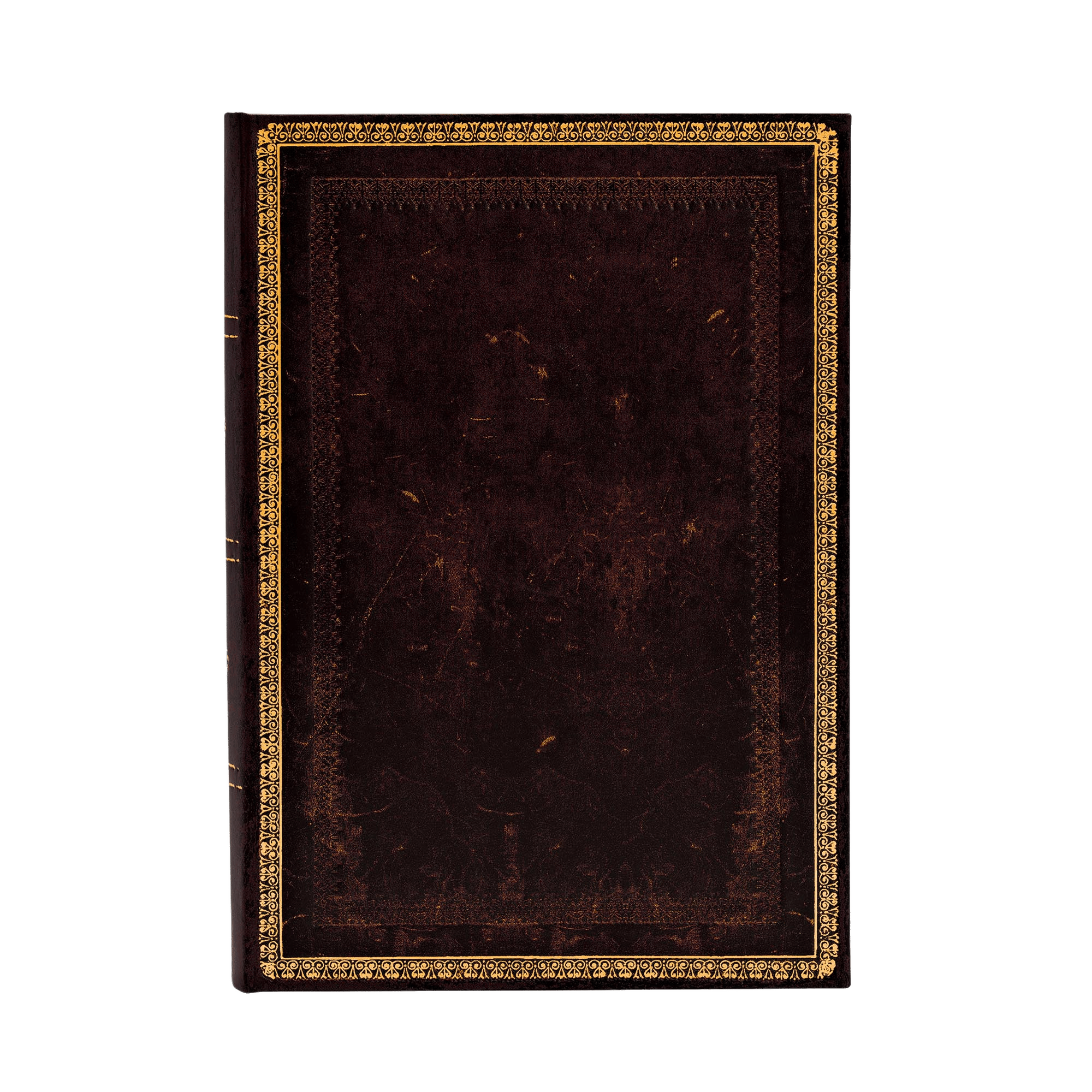Schwarzes Marokkoleder - Notizbücher - Front Image