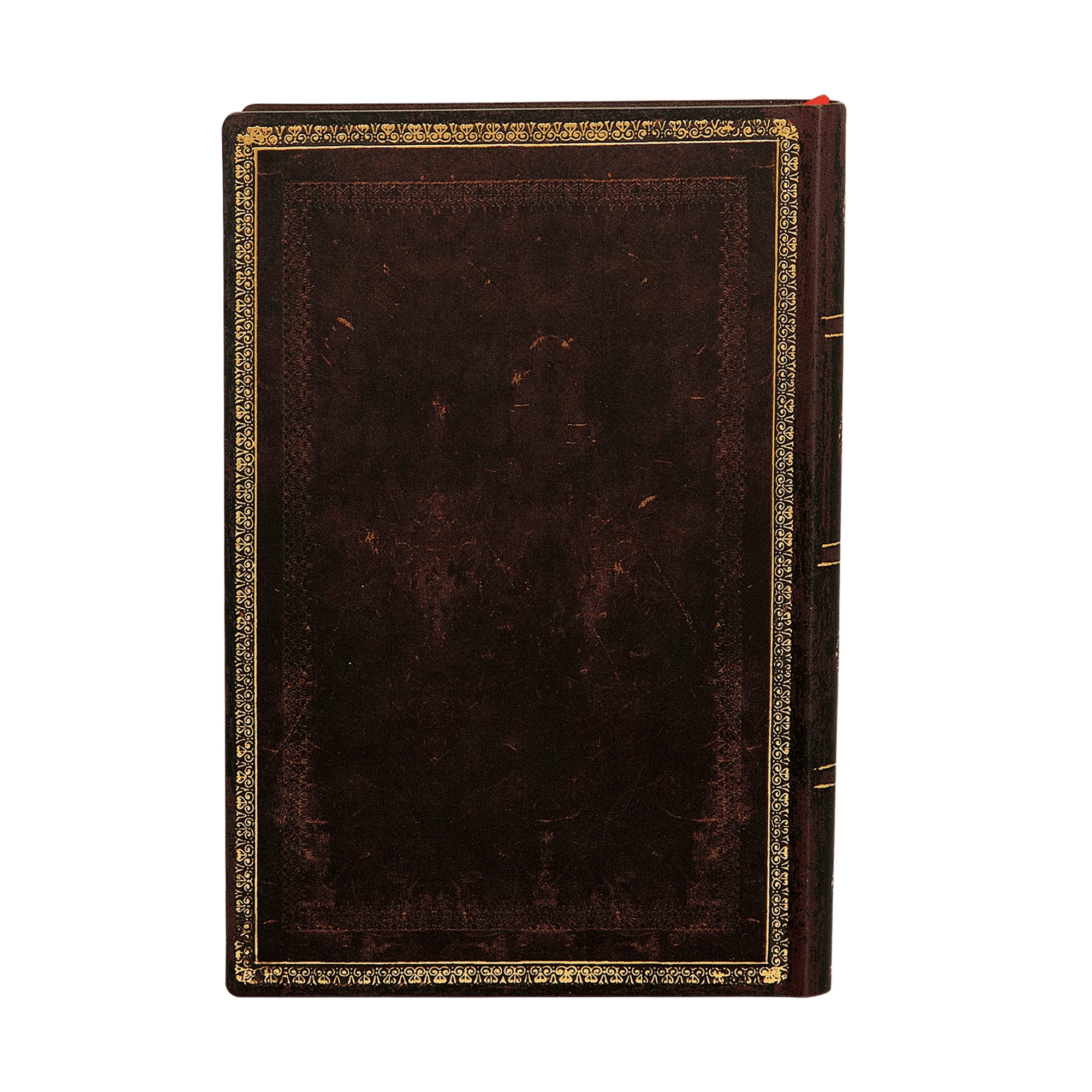 Schwarzes Marokkoleder - Notizbücher - Back Image