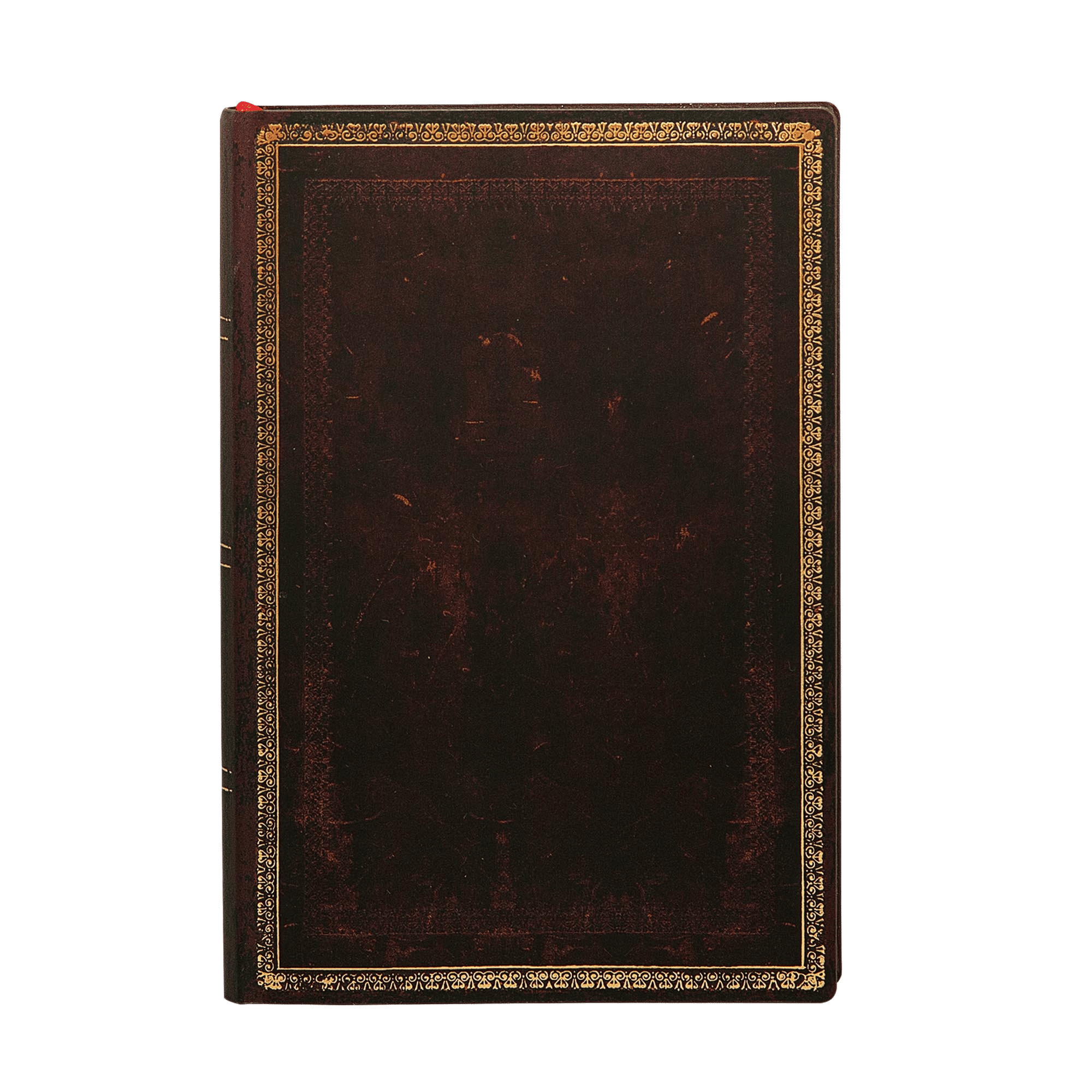 Schwarzes Marokkoleder - Notizbücher - Front Image