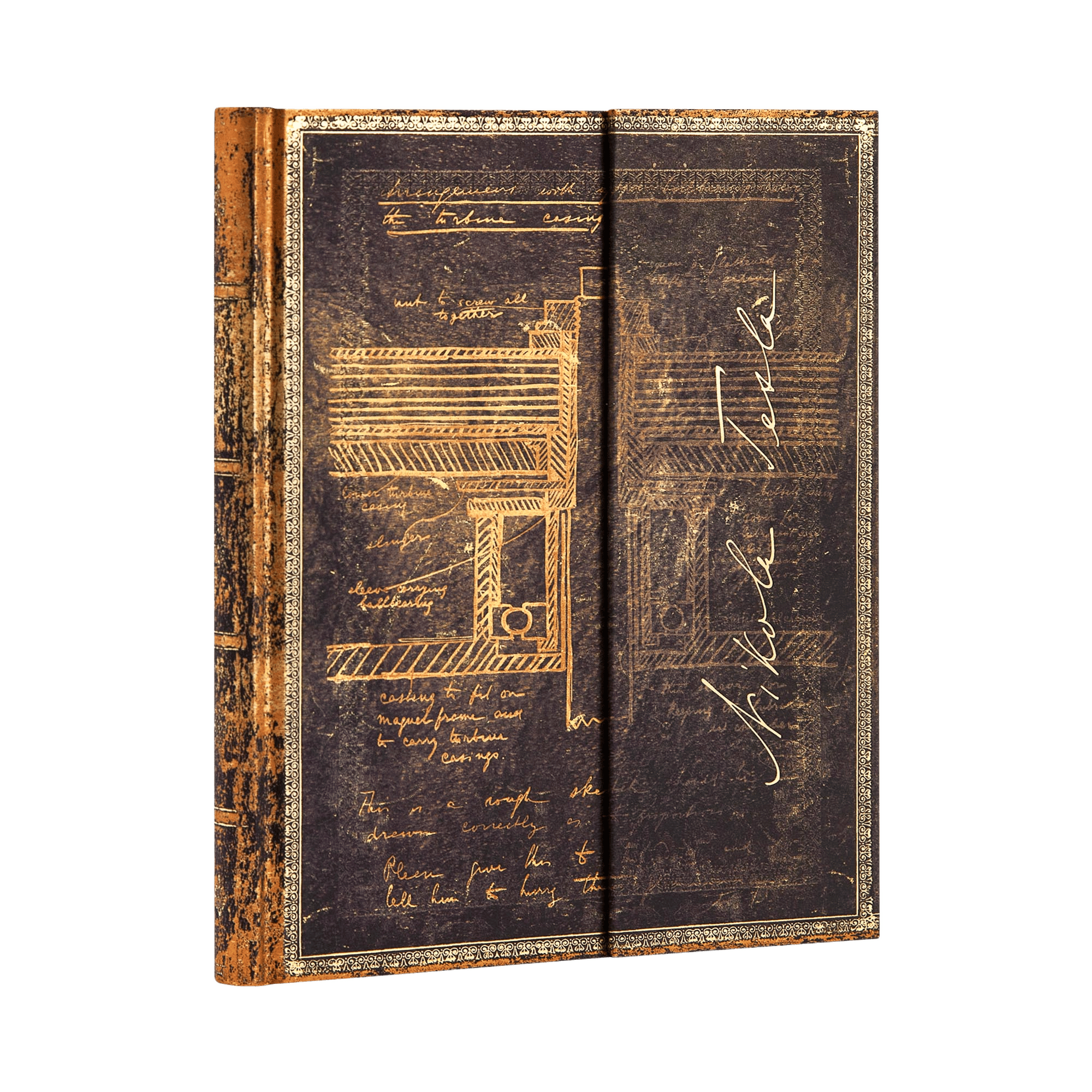 Tesla, Sketch of a Turbine - Journals - Angle Image