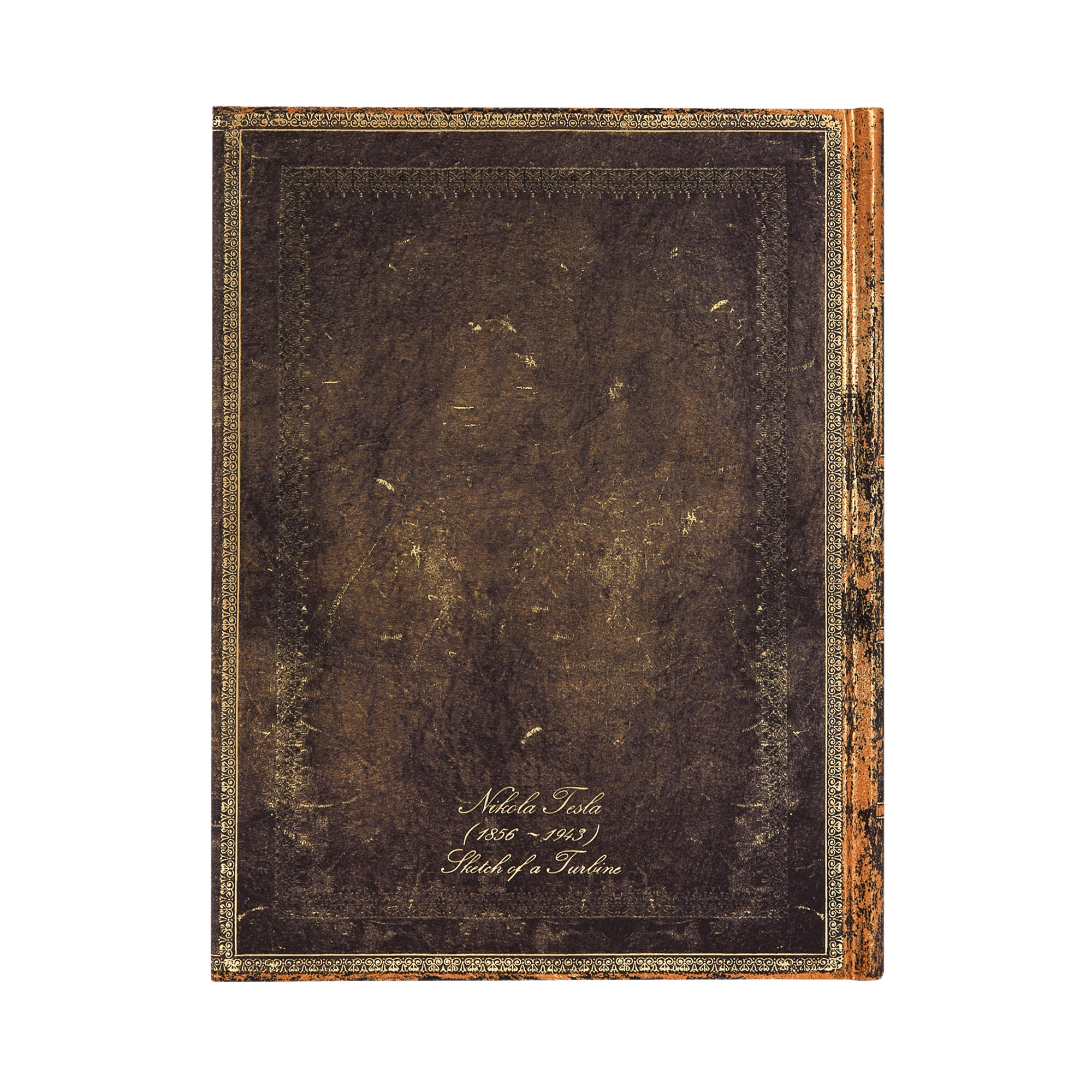 Tesla, Sketch of a Turbine - Journals - Back Image