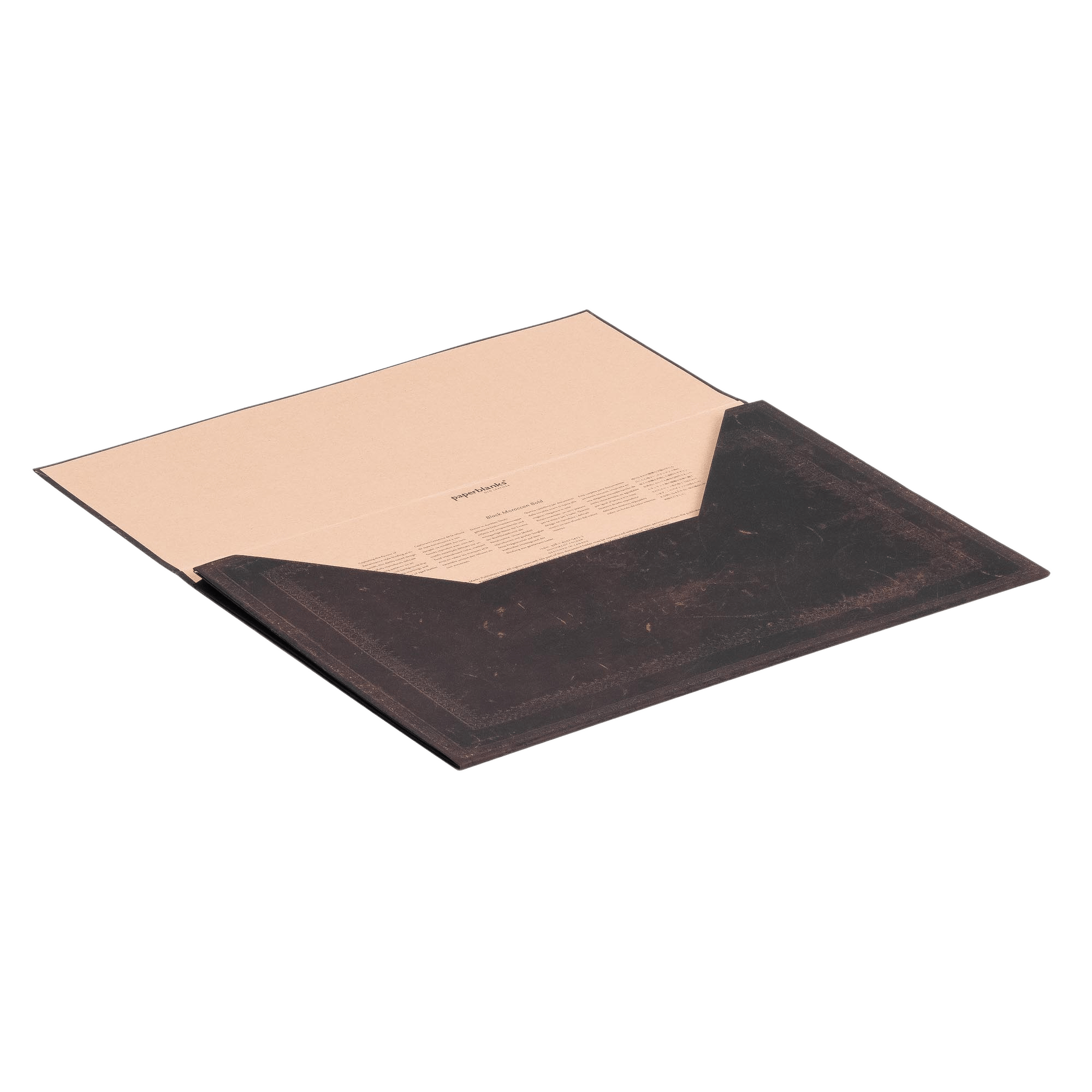 Black Moroccan Bold - Document Folders - Edge Image