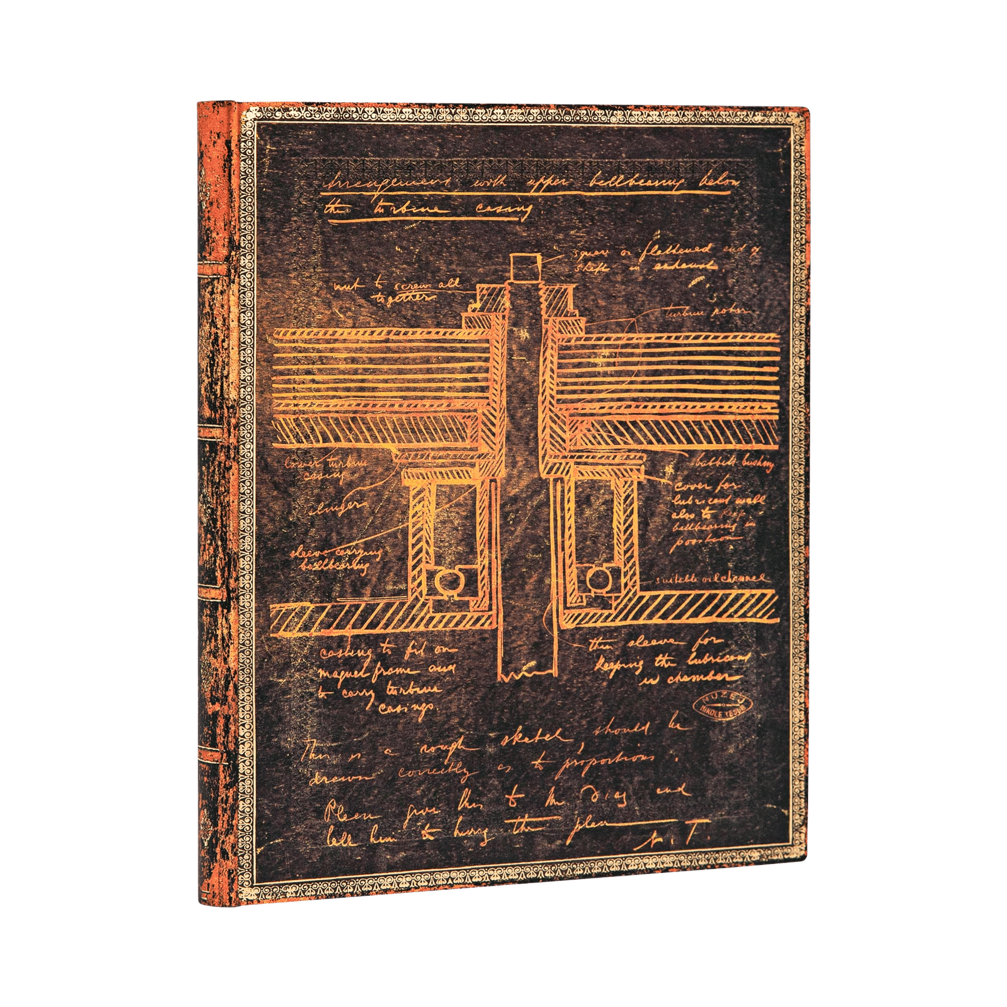 Tesla, Sketch of a Turbine - Journals - Angle Image