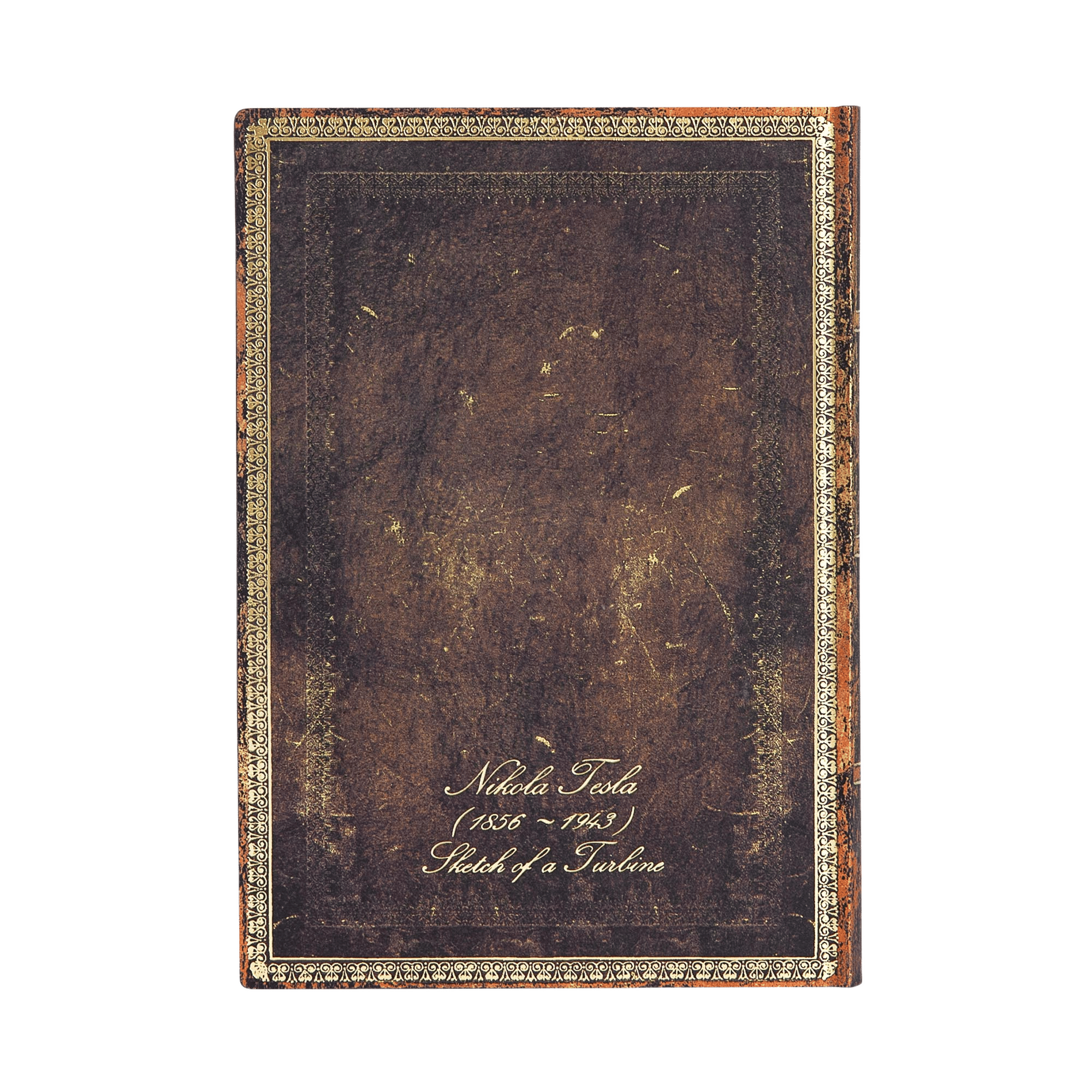 Tesla, Sketch of a Turbine - Journals - Back Image