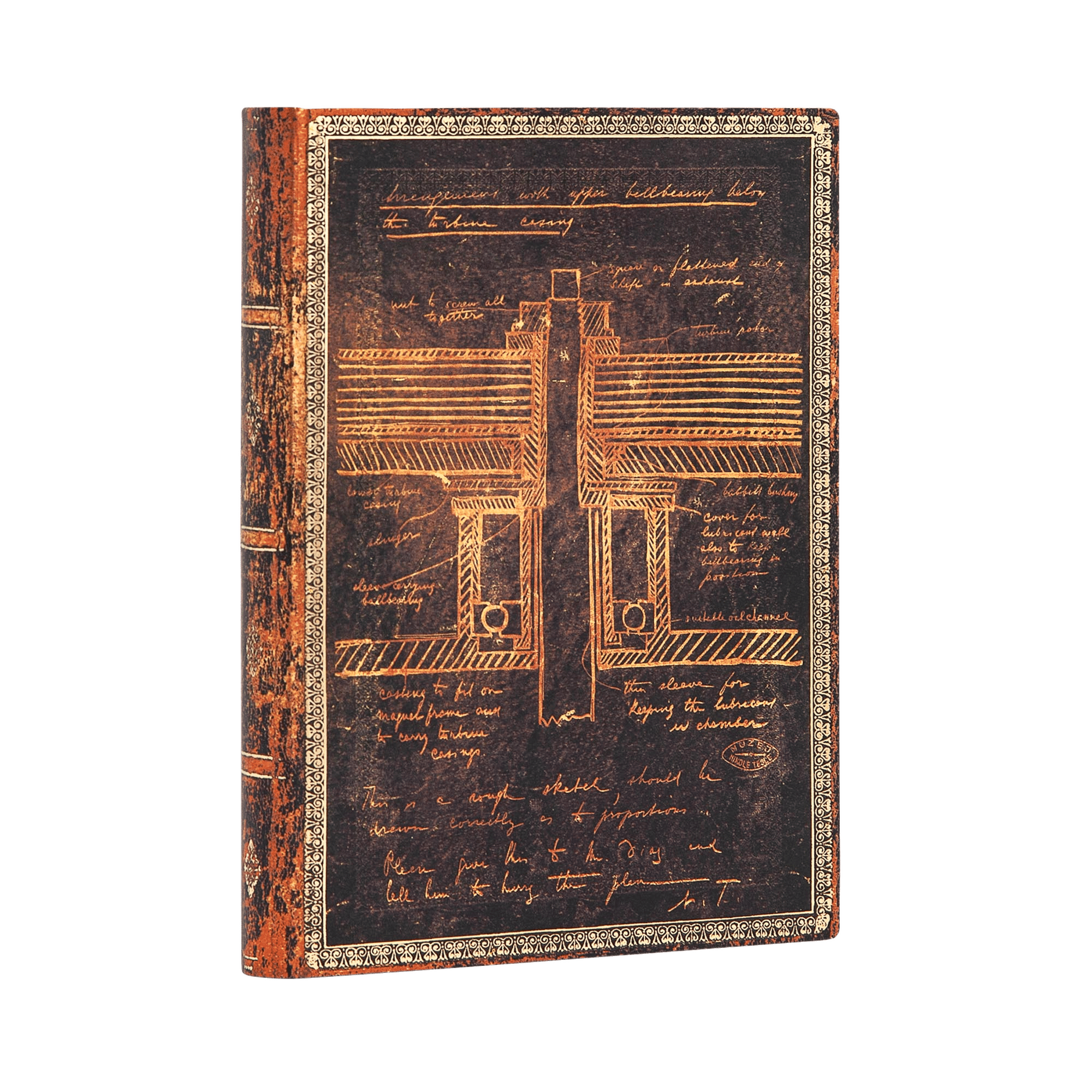 Tesla, Sketch of a Turbine - Journals - Angle Image