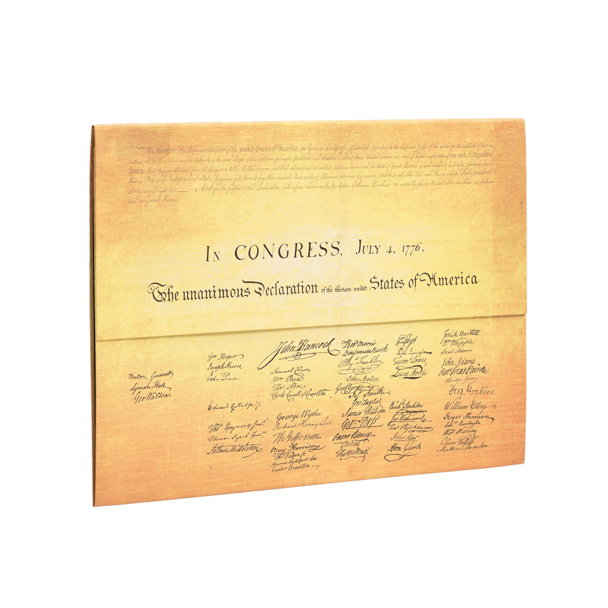 Dichiarazione di Indipendenza - Cartelline per Documenti - Angle Image
