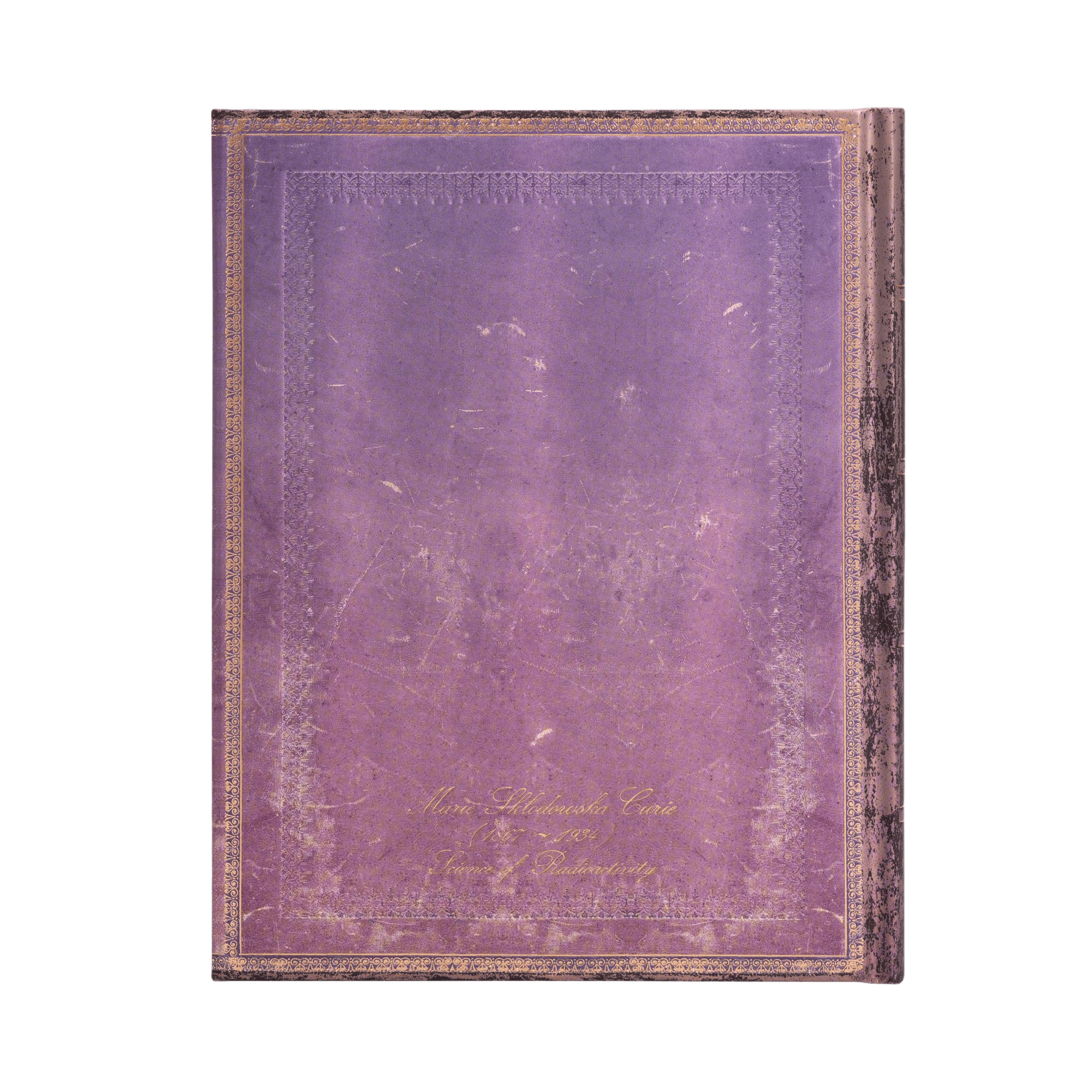 Marie Curie, Science of Radioactivity - Journals - Back Image