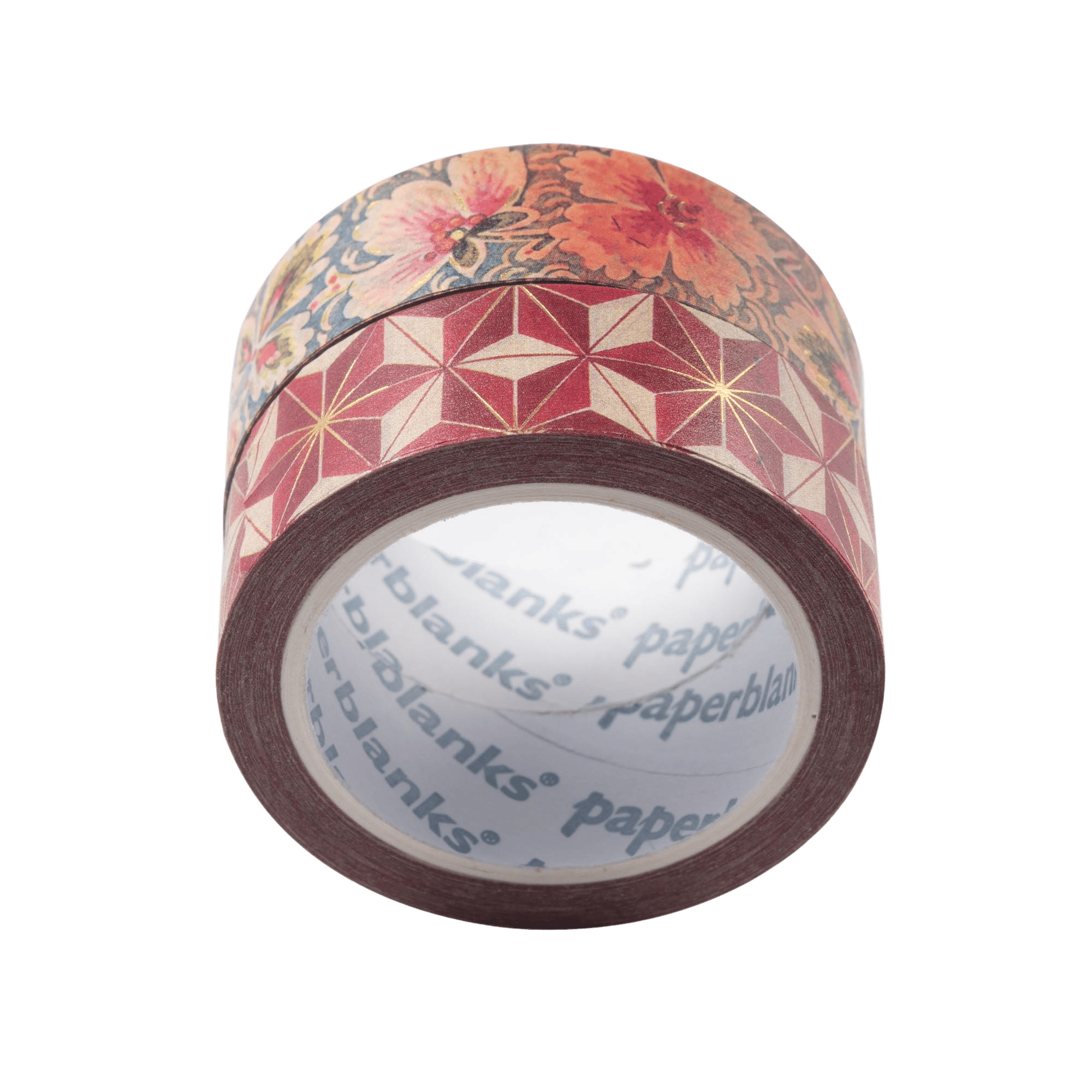 Hishi/Filigree Floral Ivory - Washi Tape - Back Image