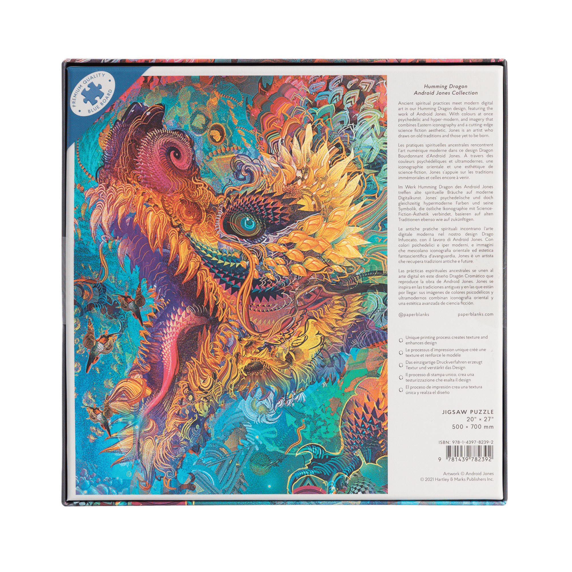 Humming Dragon - Jigsaw Puzzles - Back Image