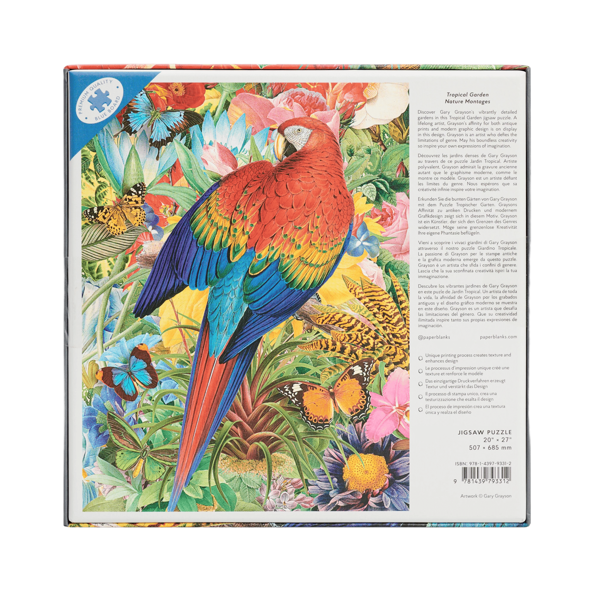 Tropical Garden - Jigsaw Puzzles - Back Image