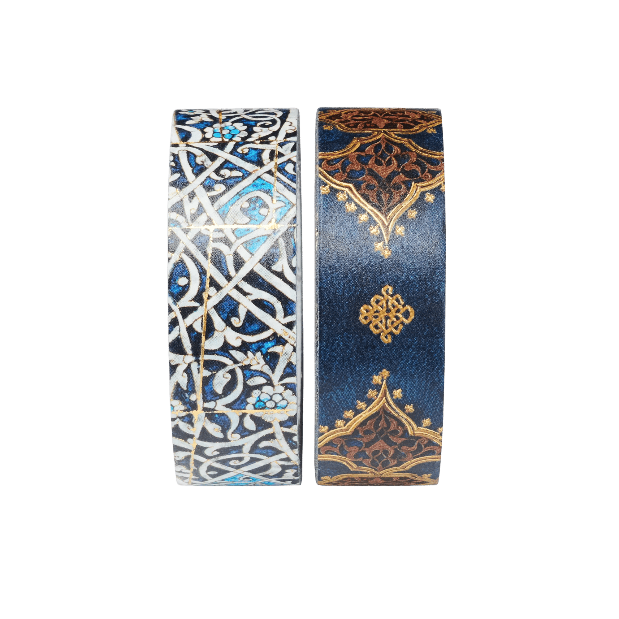 Granada Turquoise/Safavid Indigo - Washi Tape - Angle Image