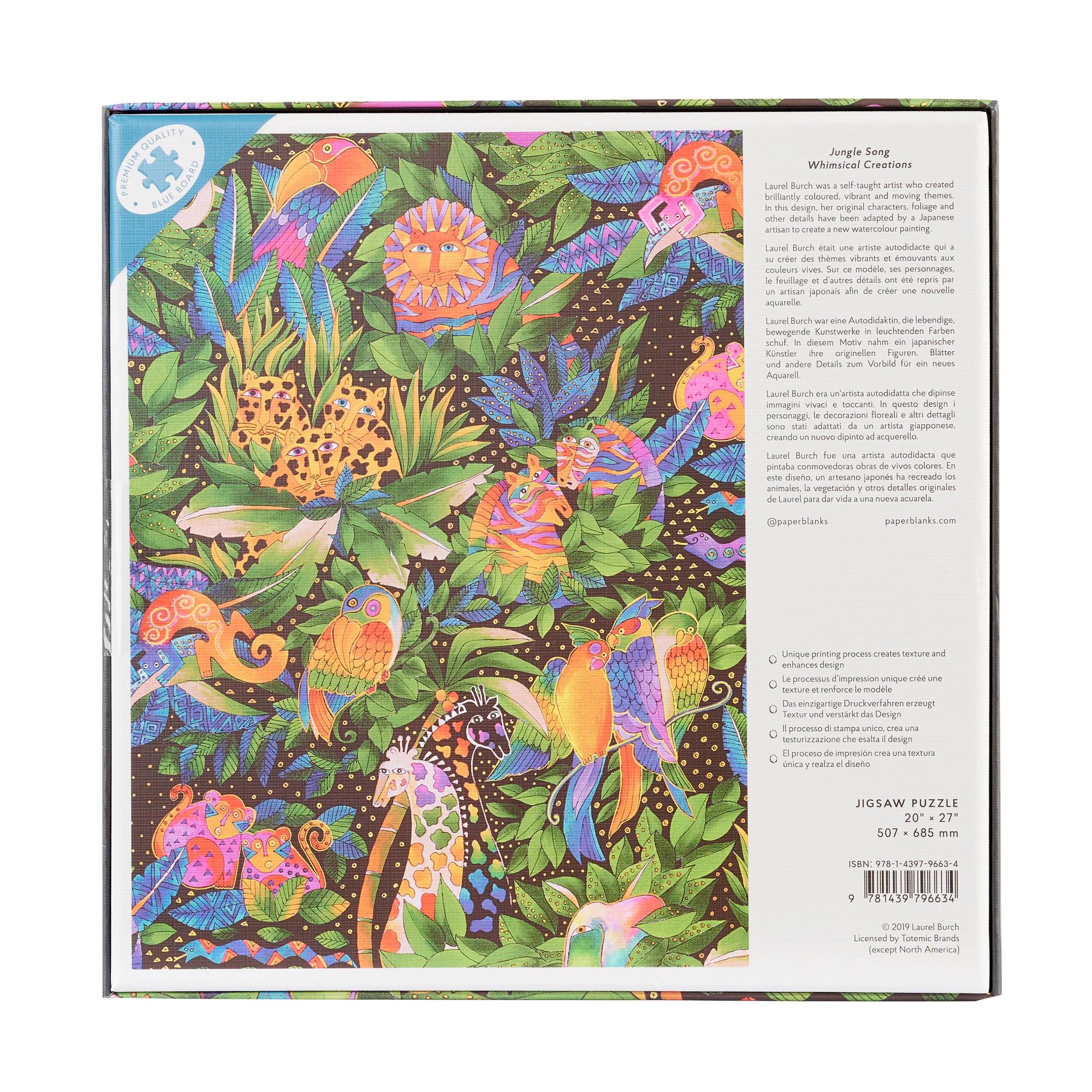 Jungle Song - Puzzles - Back Image