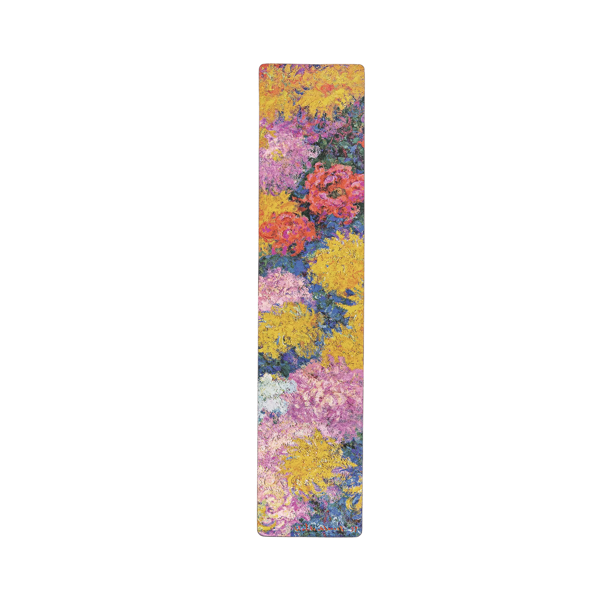Monets Chrysanthemen - Lesezeichen - Back Image