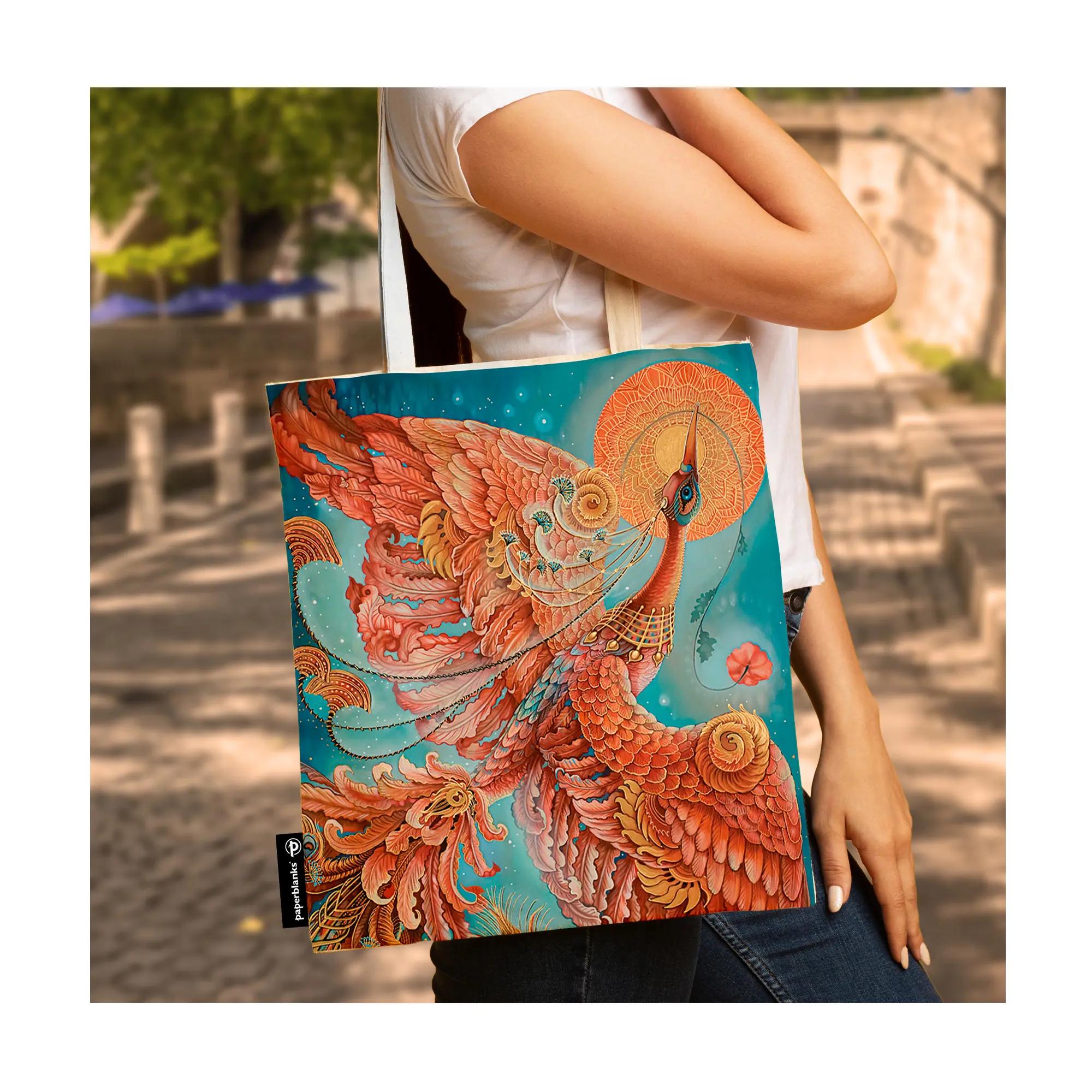 Oiseau de Feu - Tote Bags - Edge Image