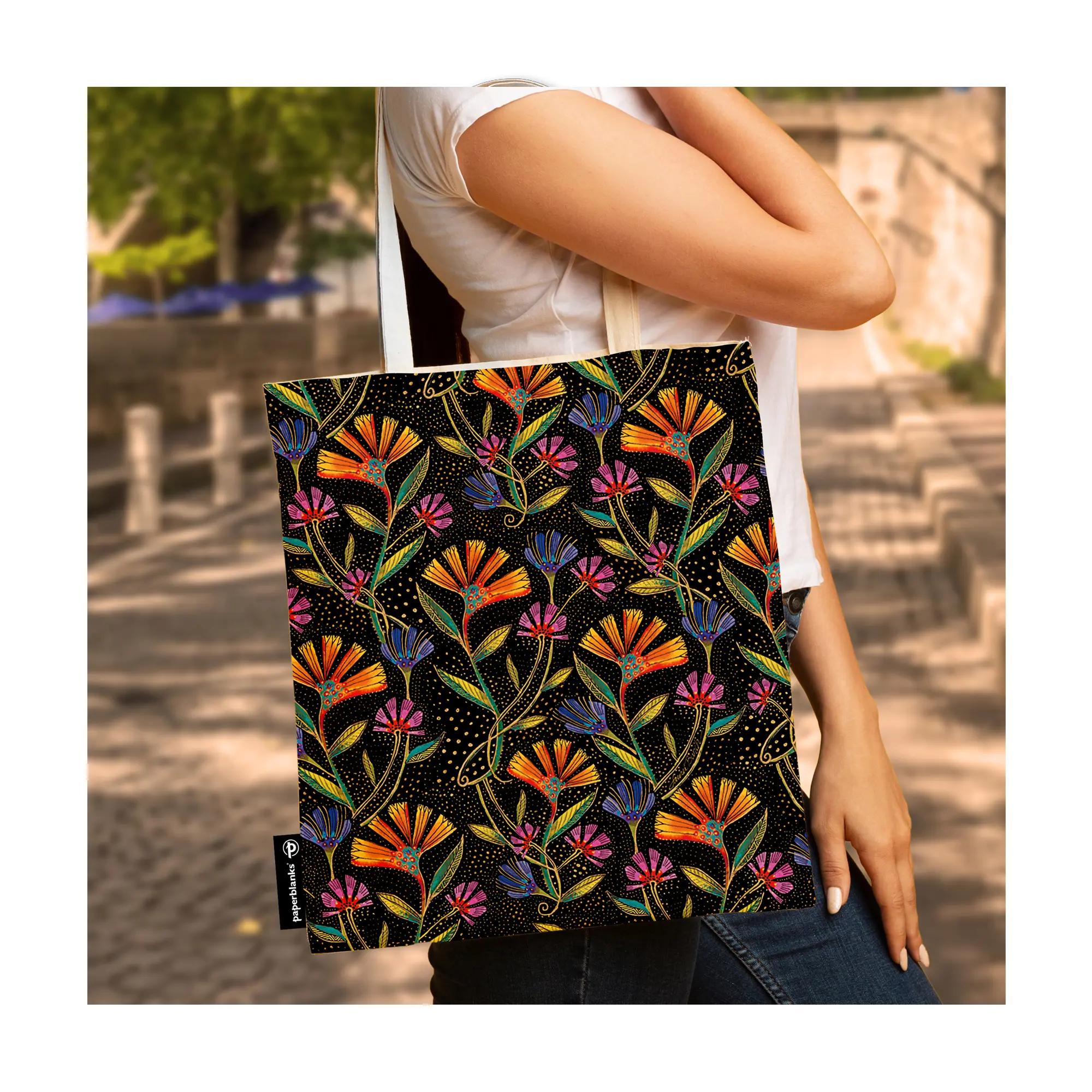 ワイルドフラワー - トートバッグ - Edge Image
