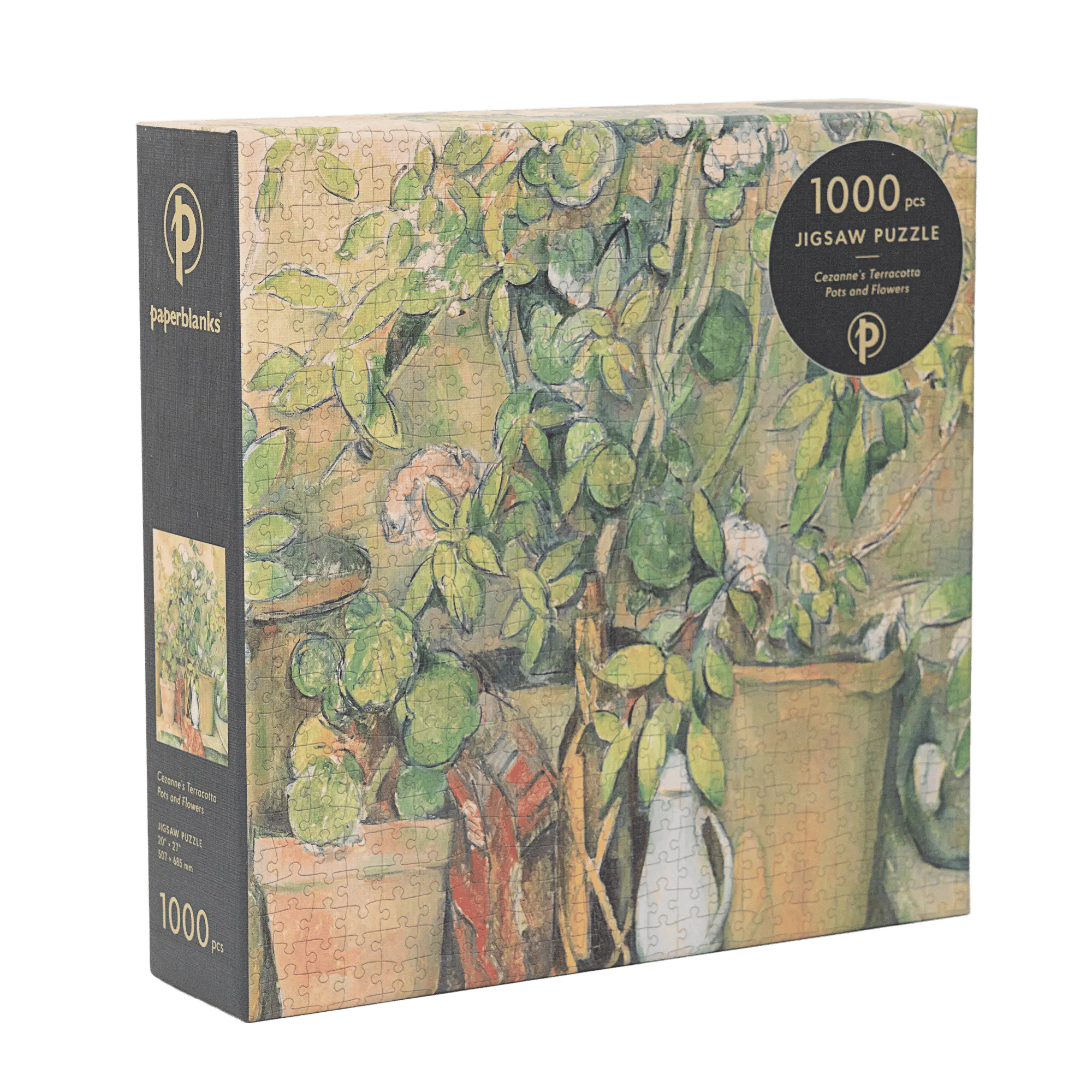 Cezanne’s Terracotta Pots and Flowers - Jigsaw Puzzles - Front Image