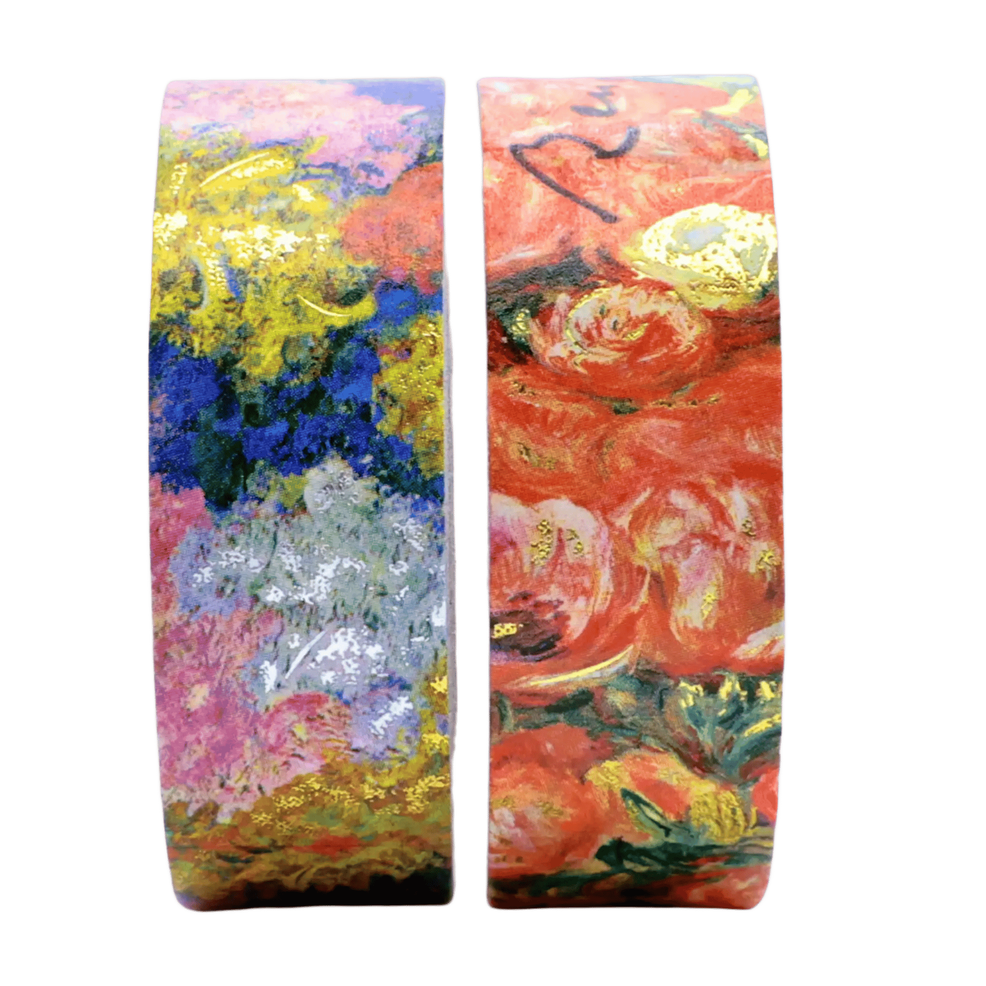 I Crisantemi di Monet/Renoir, Lettera a Morisot (1892) - Nastro Adesivo Washi Tape - Angle Image