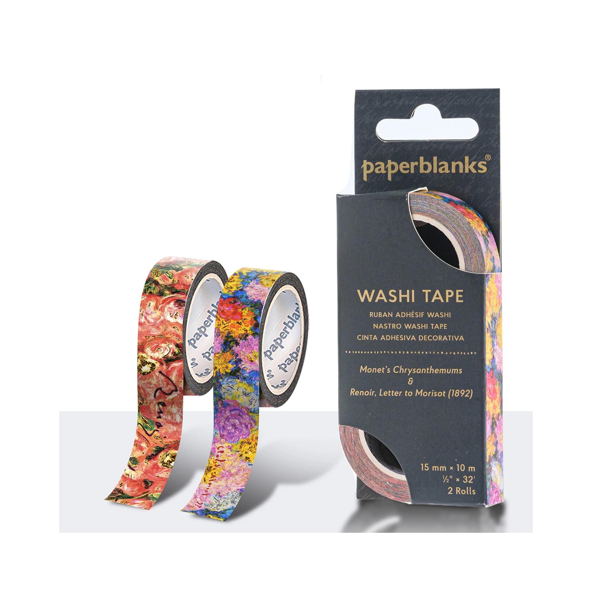 I Crisantemi di Monet/Renoir, Lettera a Morisot (1892) - Nastro Adesivo Washi Tape - Edge Image