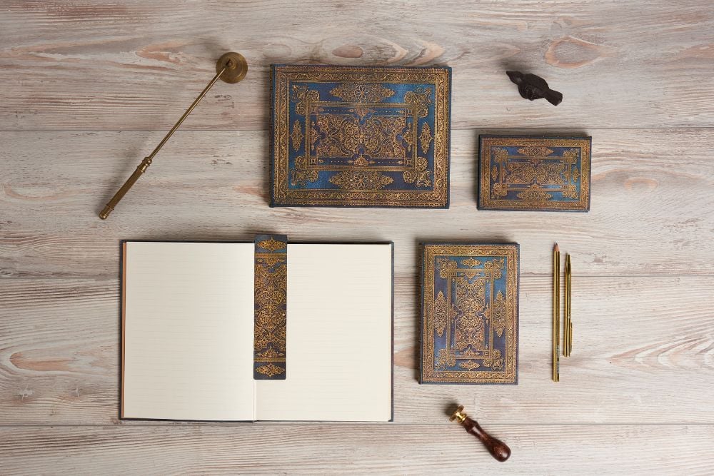 Blue Luxe - Notizbücher - DesignImgTwo Image