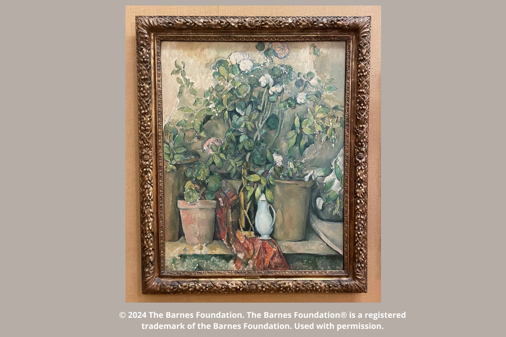 Cezannes Terrakotta-Töpfe und Blumen - Adressbücher - DesignImgFour Image