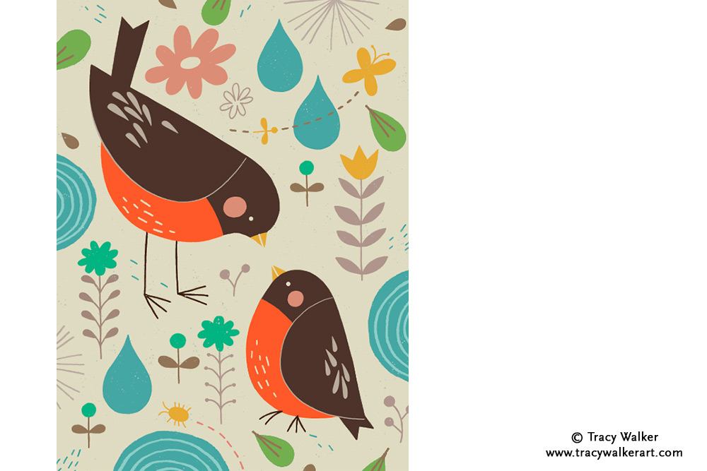 Mother Robin - 5-Year Snapshot Journals - DesignImgThree Image
