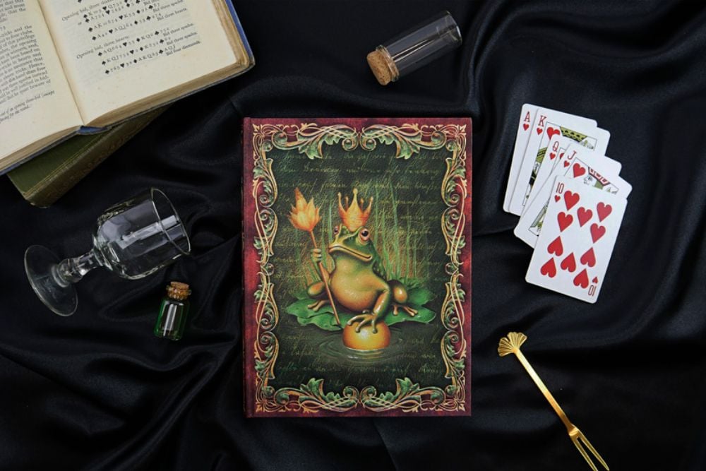 Die Brüder Grimm, Froschkönig - Notizbücher - DesignImgOne Image
