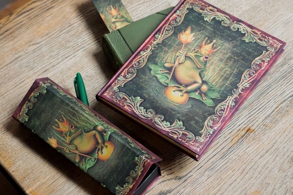 Die Brüder Grimm, Froschkönig - Notizbücher - DesignImgThree Image