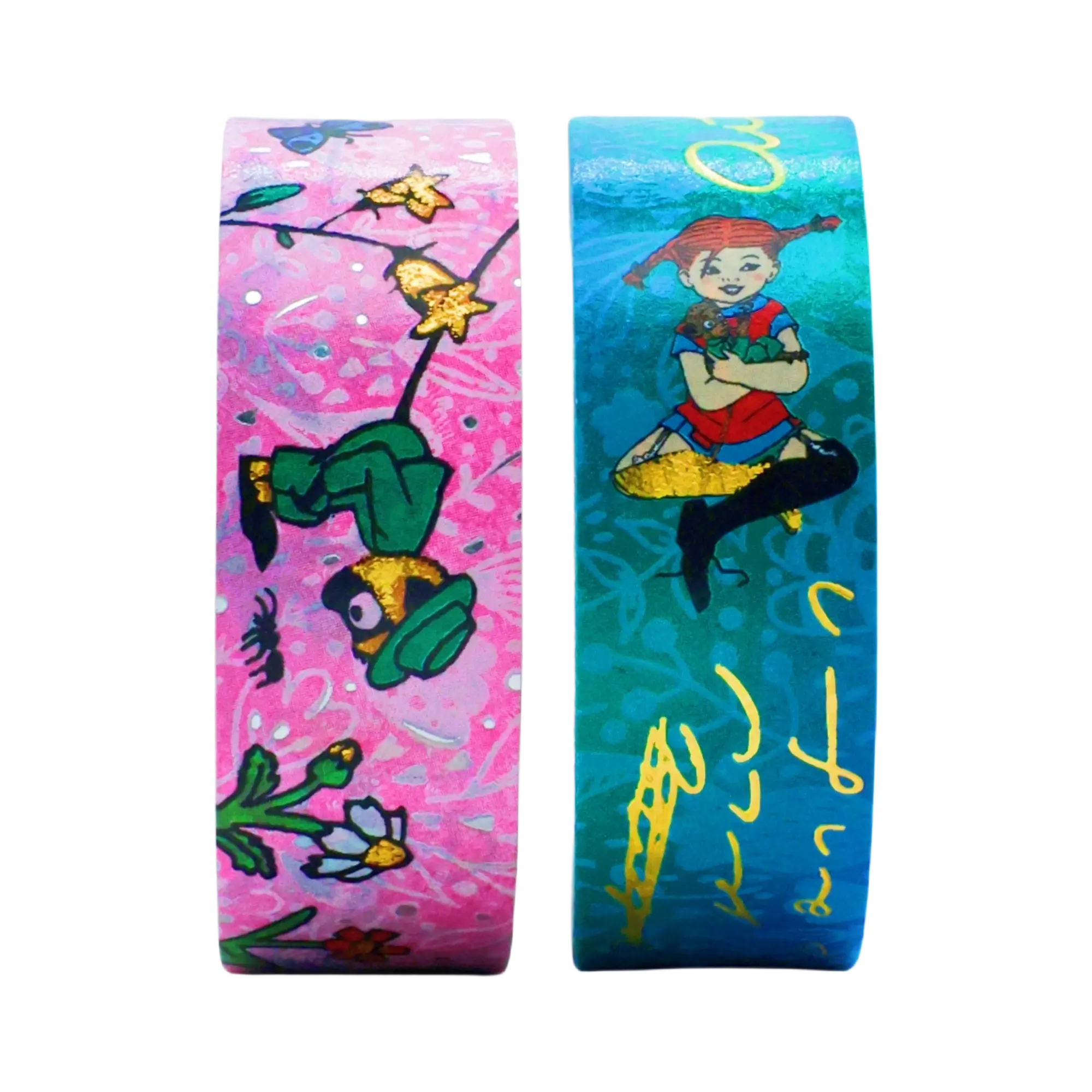 Astrid Lindgren, Pippi Calzelunghe - Nastro Adesivo Washi Tape - Angle Image