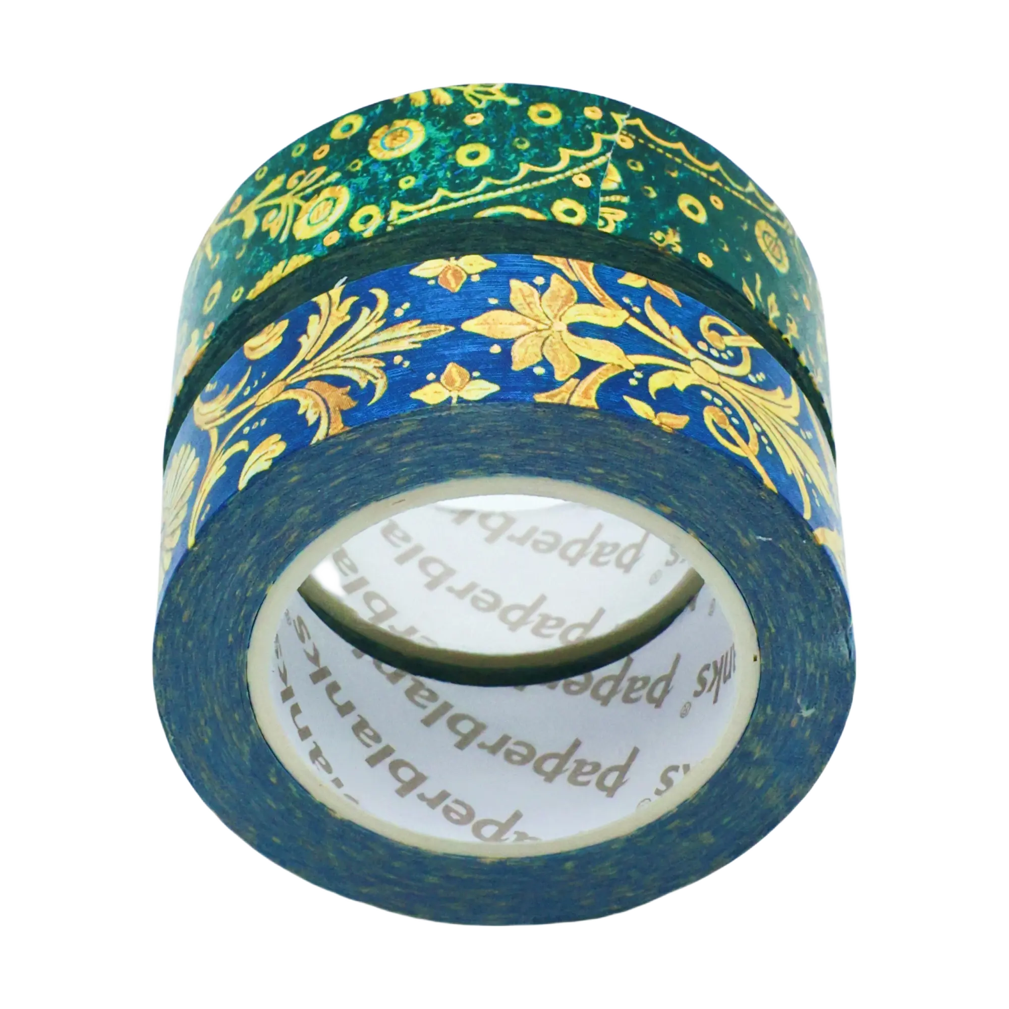 Fiore di Smeraldo/Cielo di Seta - Nastro Adesivo Washi Tape - Back Image