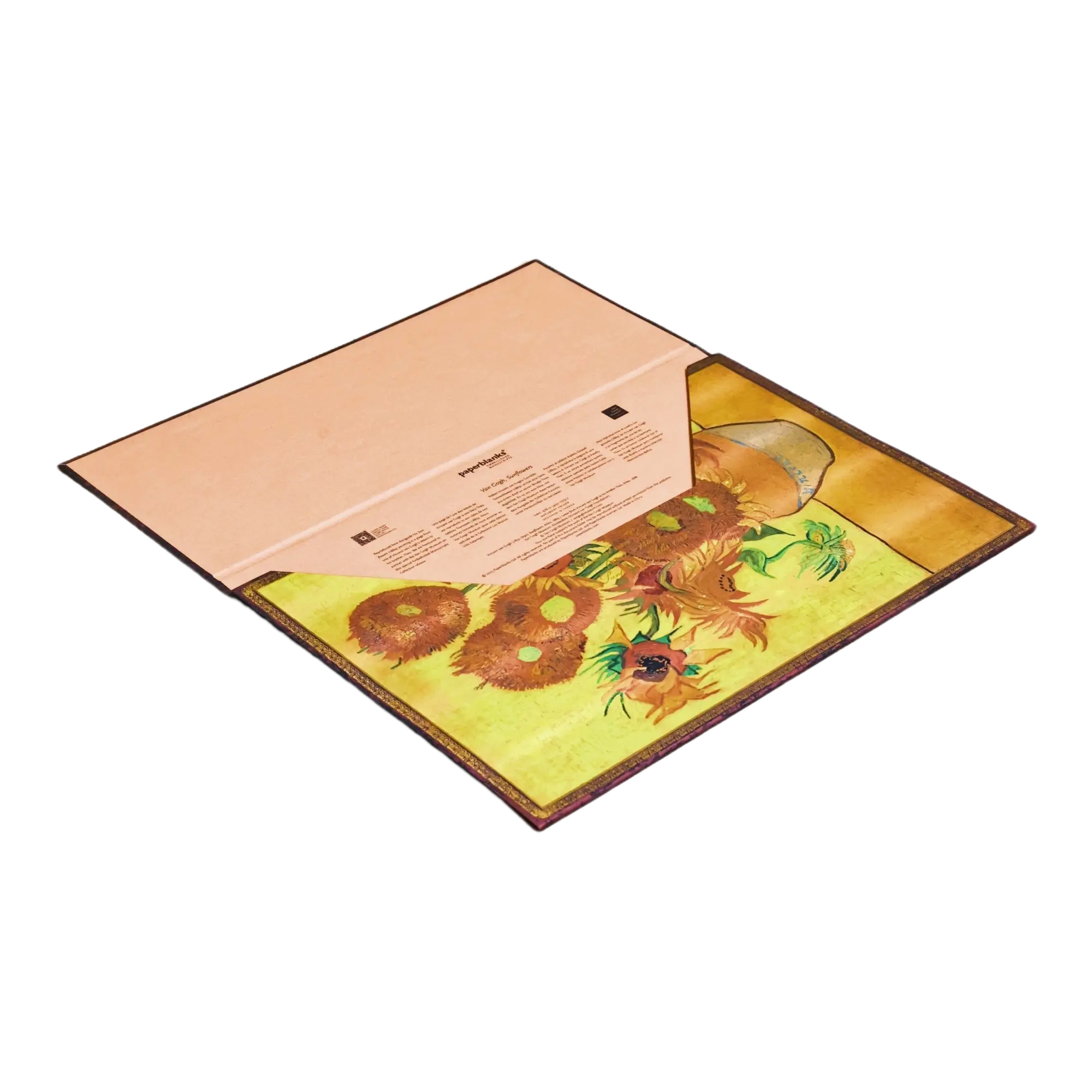 Van Gogh, Sunflowers - Document Folders - Edge Image