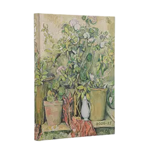 2027 Pots en Terre Cuite et Fleurs de Cézanne