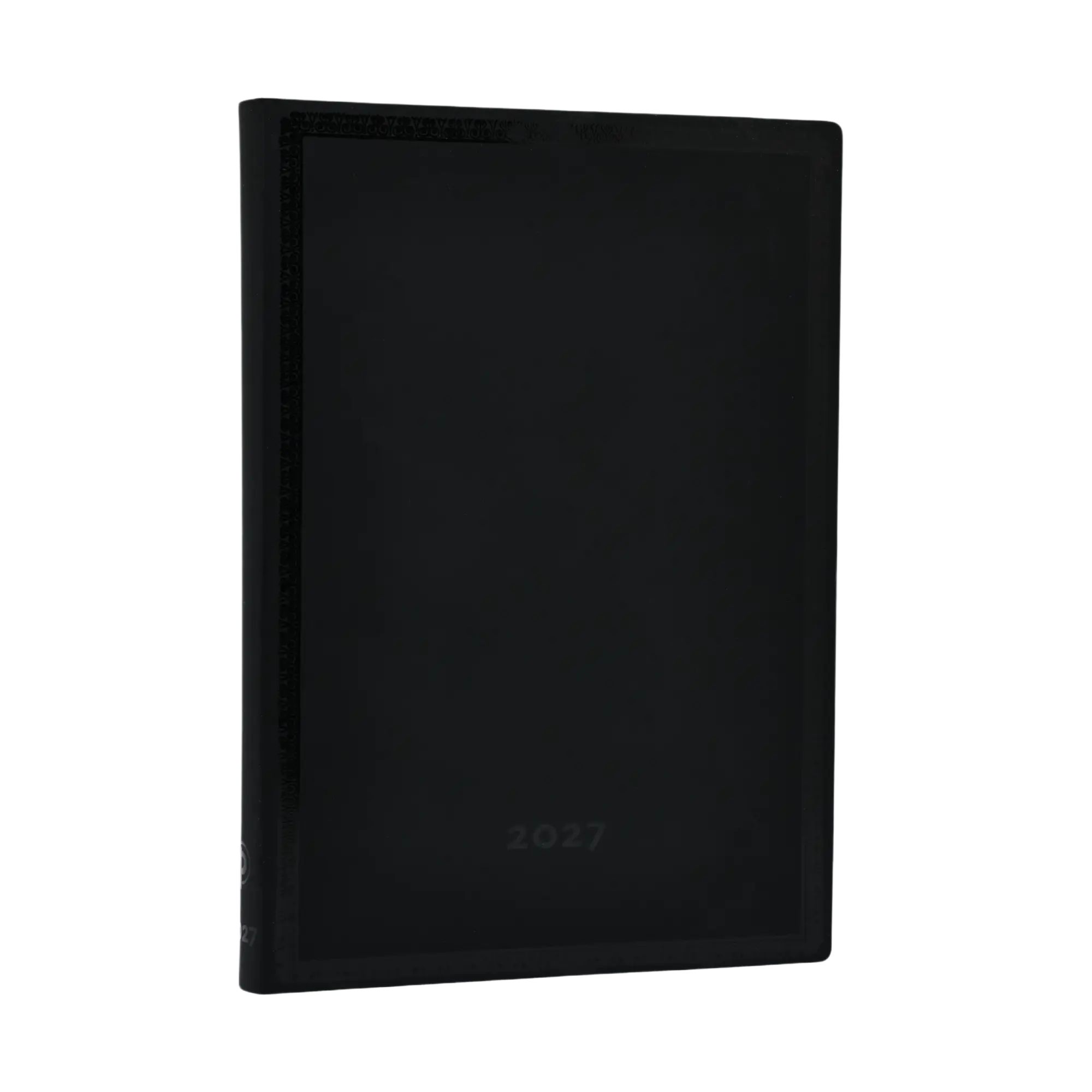 2027 Negro Clásico Liso - 12 Meses - Front Image