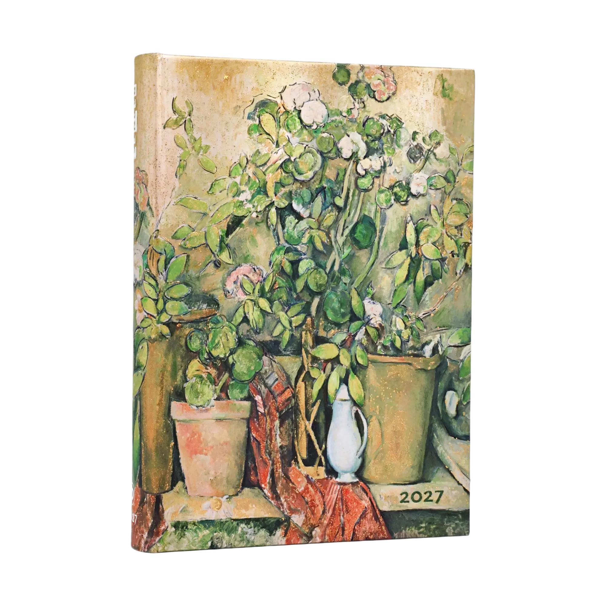 2027 Pots en Terre Cuite et Fleurs de Cézanne - 12 mois - Front Image