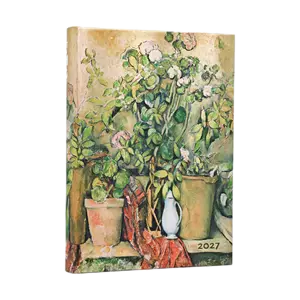 2027 Pots en Terre Cuite et Fleurs de Cézanne