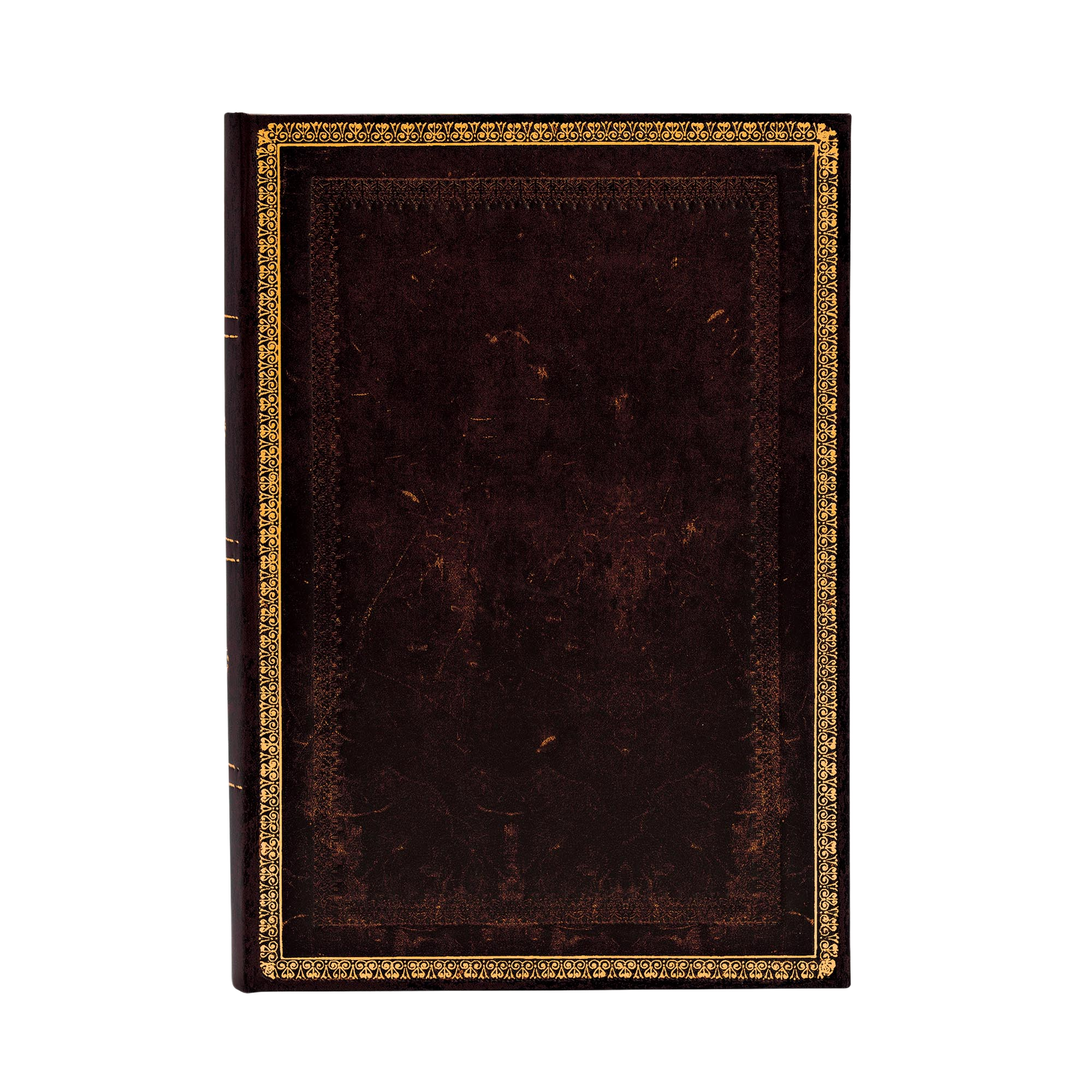 Schwarzes Marokkoleder - Notizbücher - Front Image