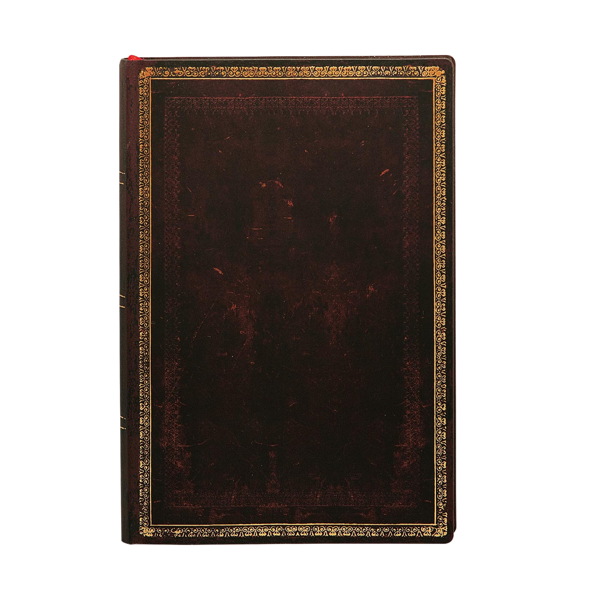 Schwarzes Marokkoleder - Notizbücher - Front Image