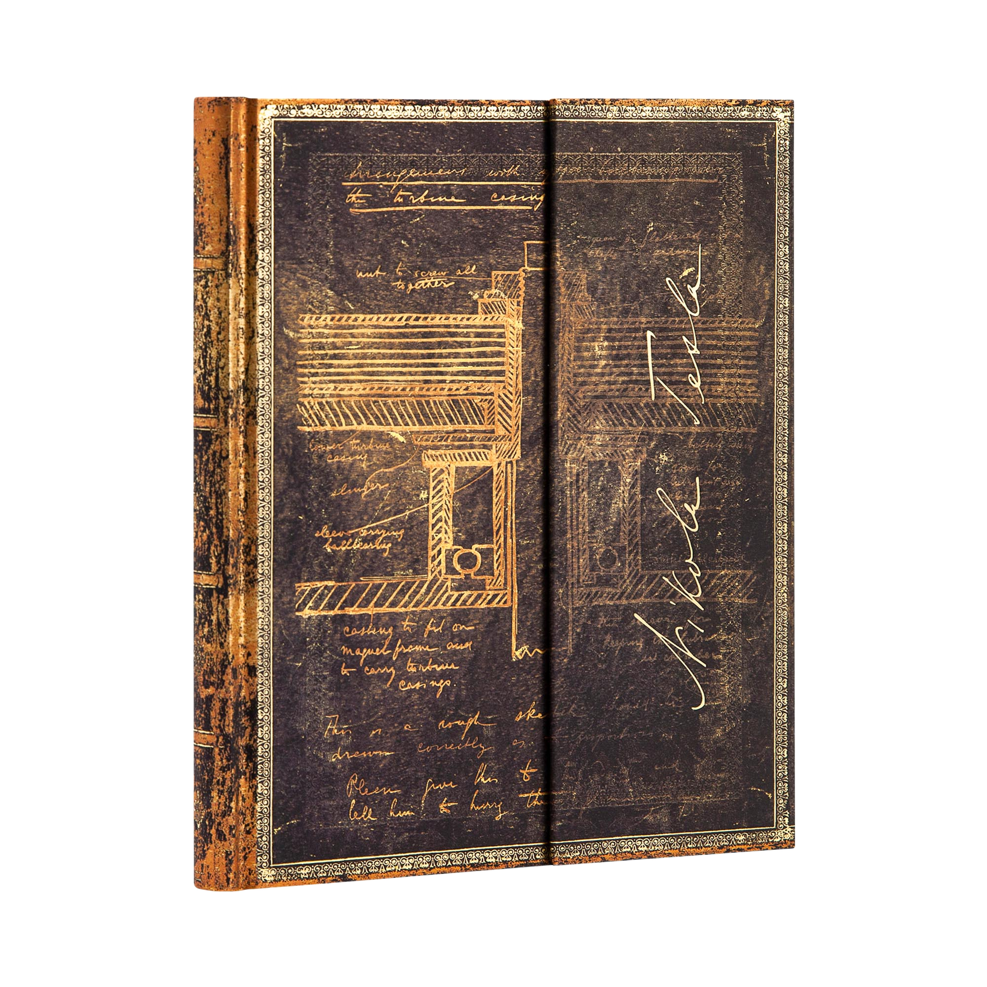 Tesla, Sketch of a Turbine - Journals - Angle Image