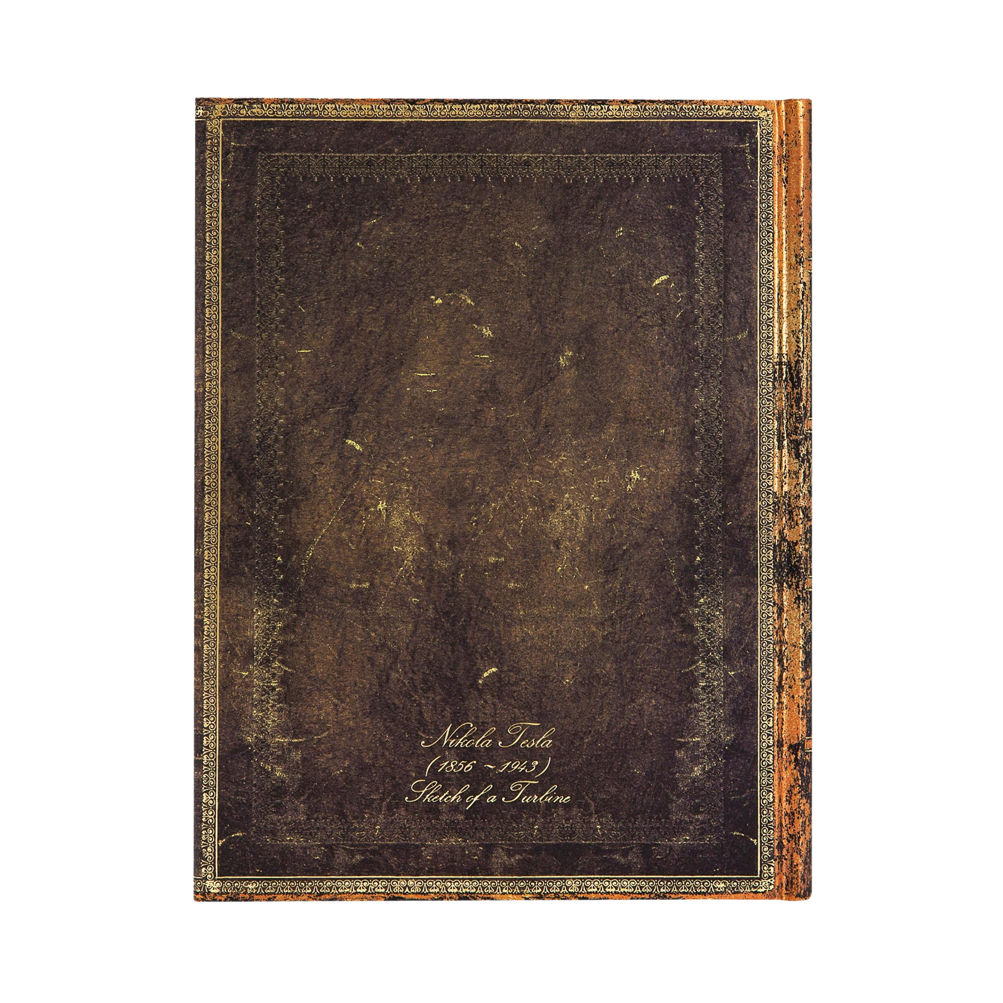 Tesla, Sketch of a Turbine - Journals - Back Image